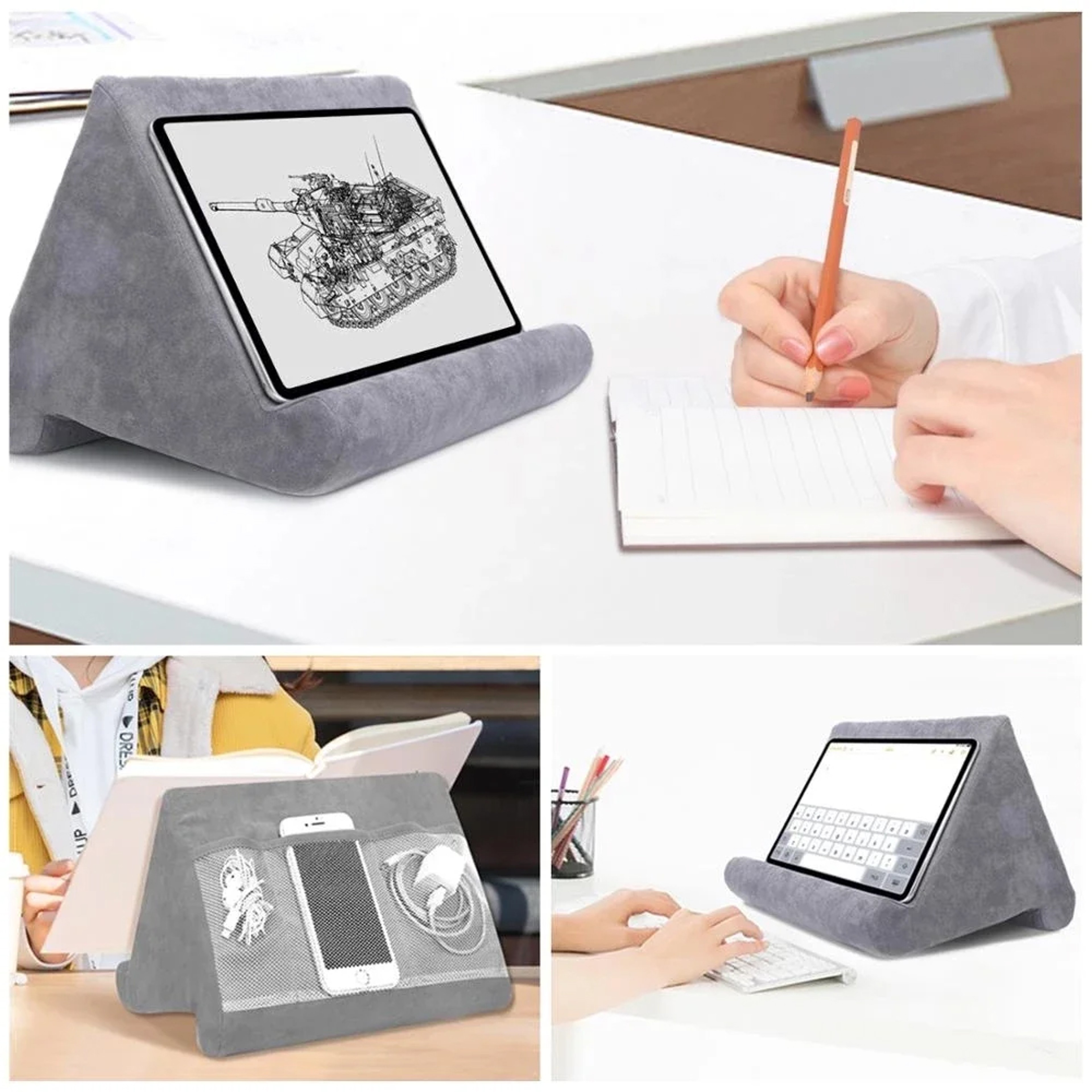 Tablet Holder For IPad Samsung Huawei Xiaomi Sponge Pillow Multiangle Mobile Phone Support Reading  1