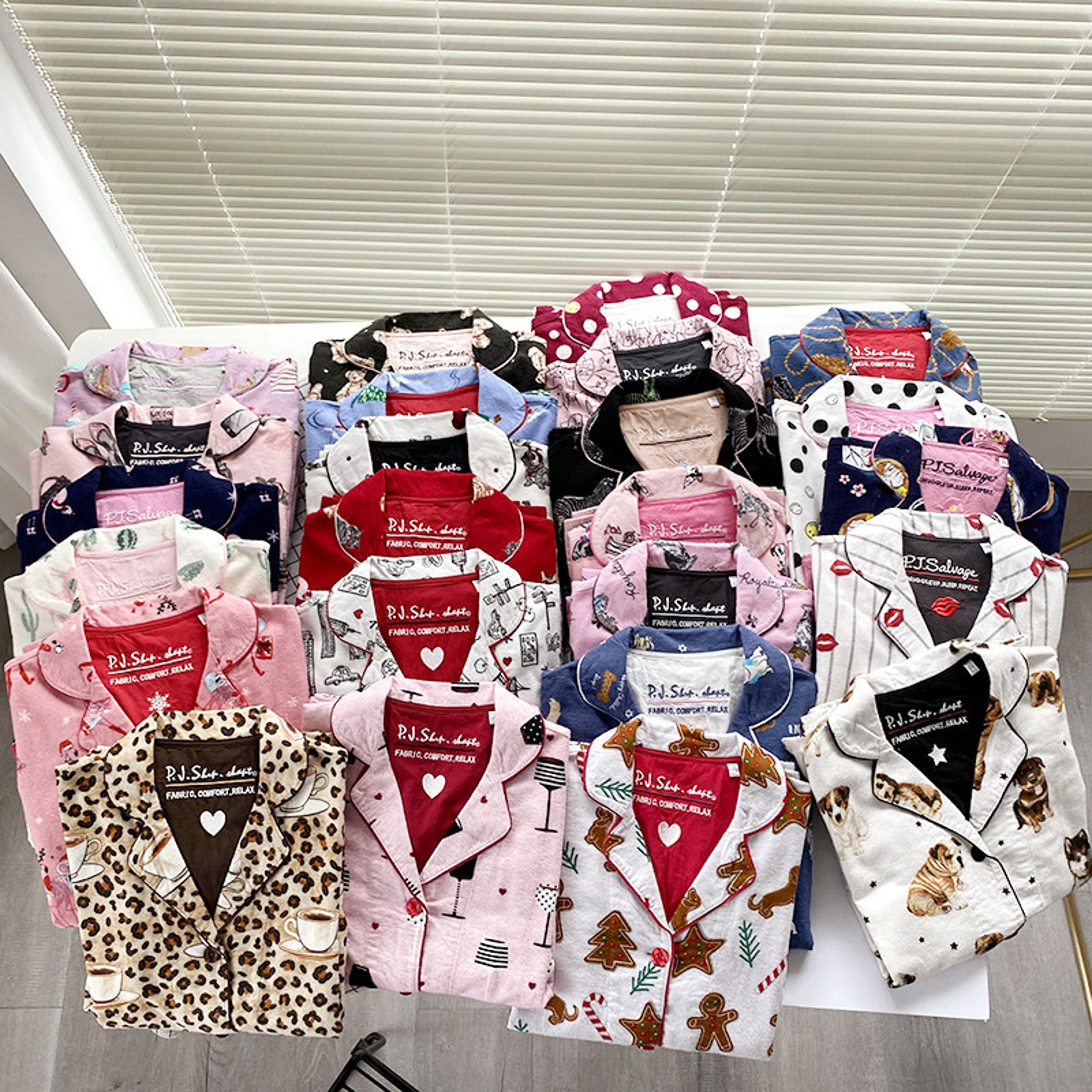 Warm Thick Autumn Winter Women PJs Cotton Ground Wool Sleepwear Cartoon Long Sleeve Pants Pajamas L