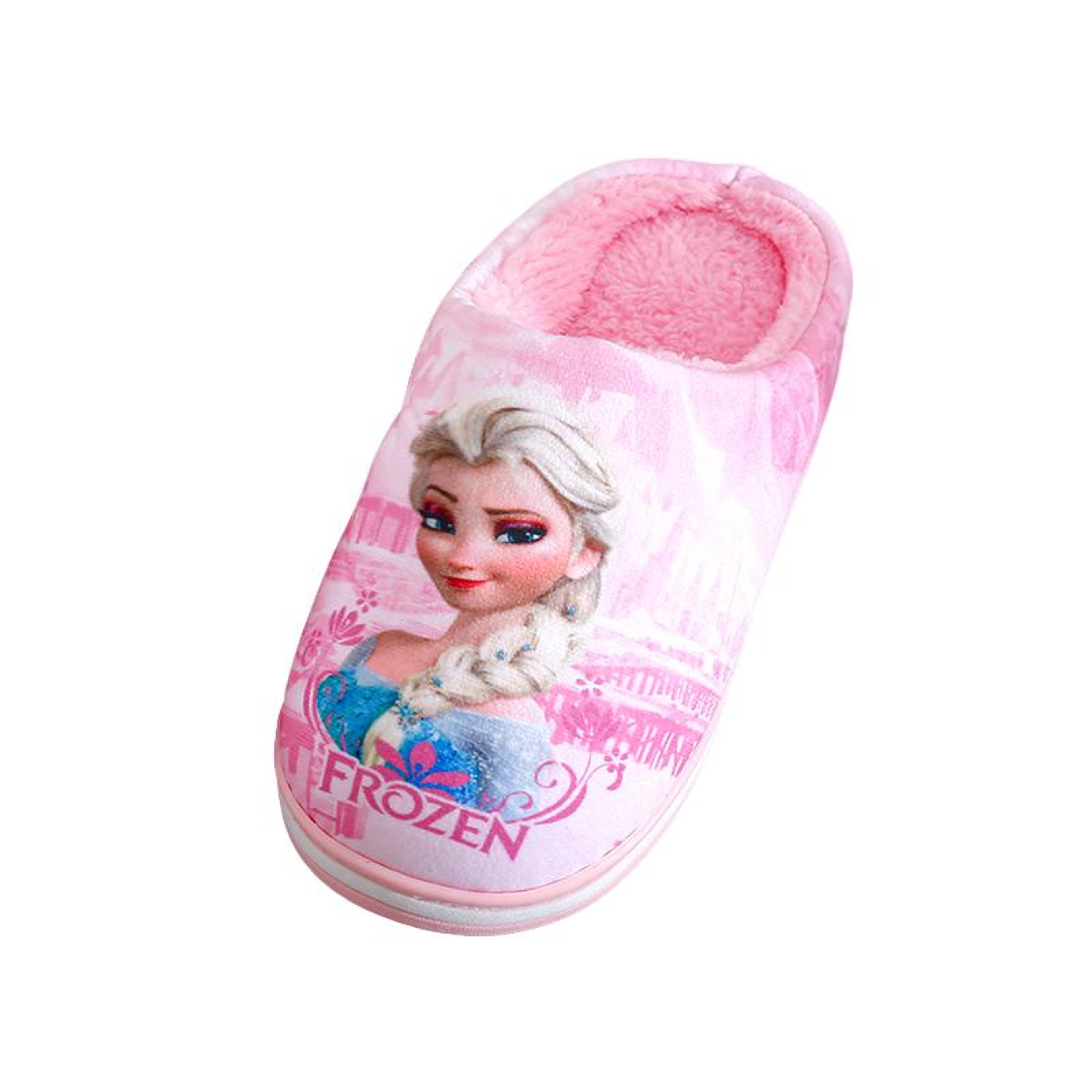 Cute Disney Frozen Cotton Slippers For Girls NonSlip Soft Bottom Sports Shoes Princess Gift Idea 4