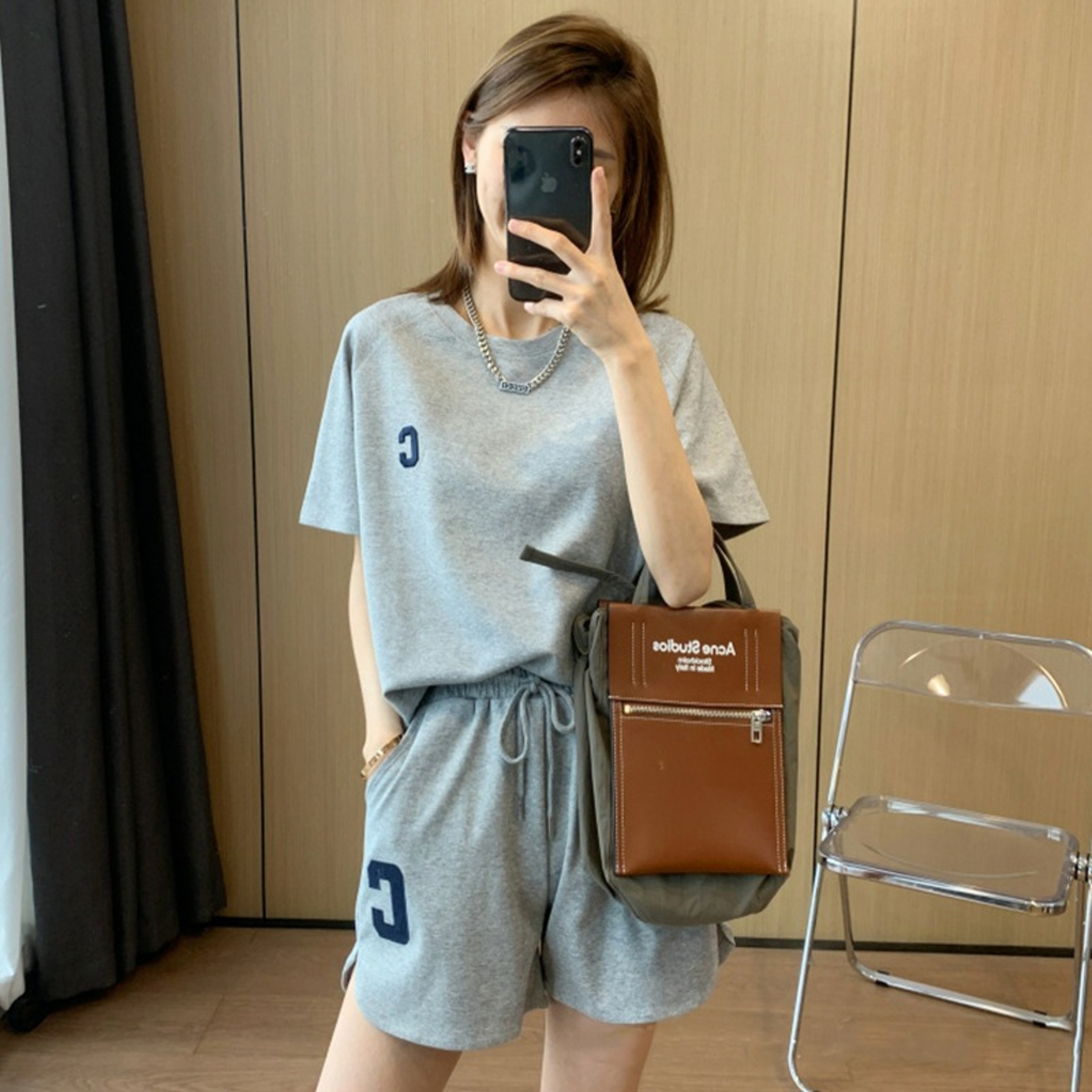 Women Summer Loose TShirt Casual Shorts Sports Print Pajamas Letter Casual Suit Large Size Comforta 5