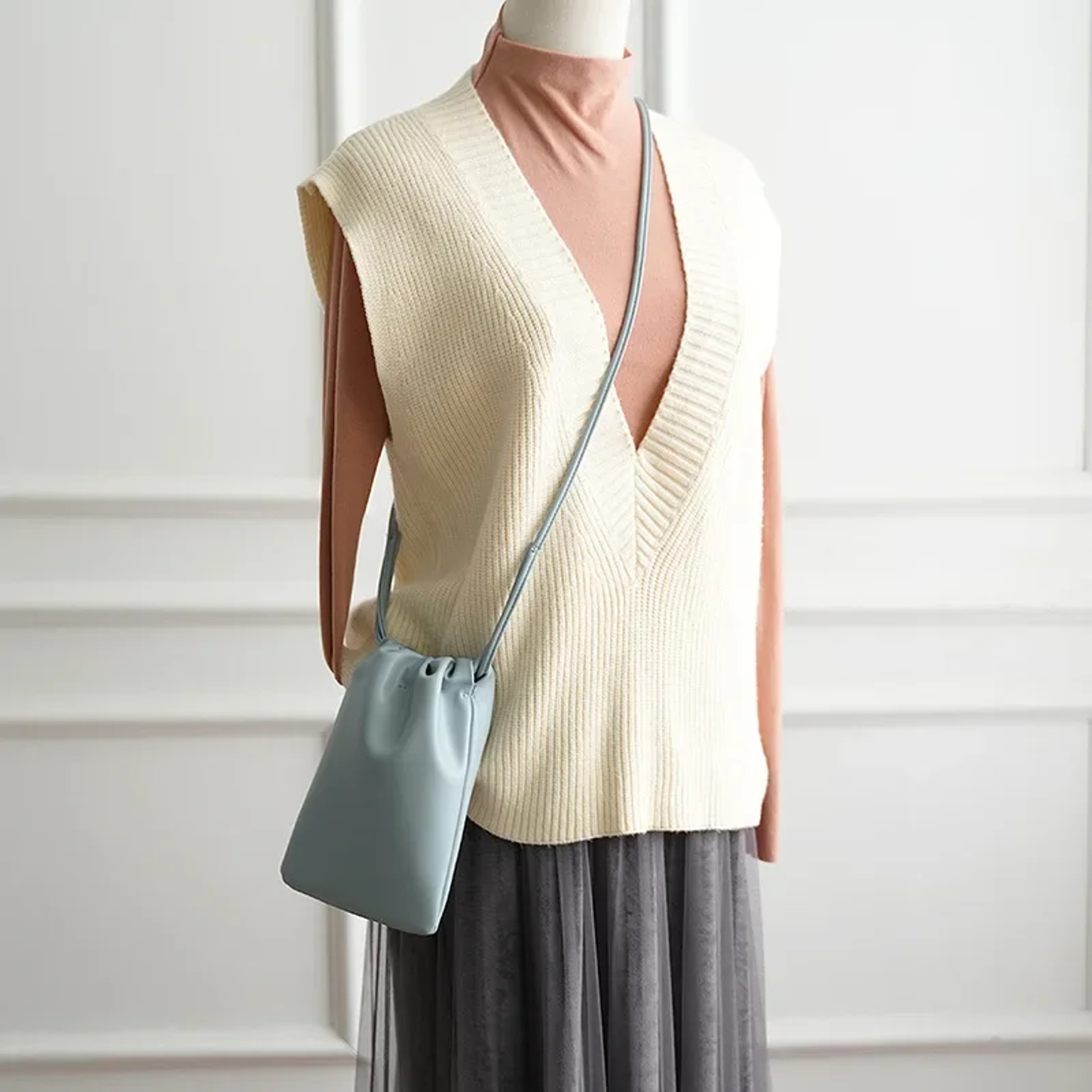 Luxury Womens Handbags Female Leather Shoulder Bag Large Capacity Crossbody Solid Flap Portable Pho 0