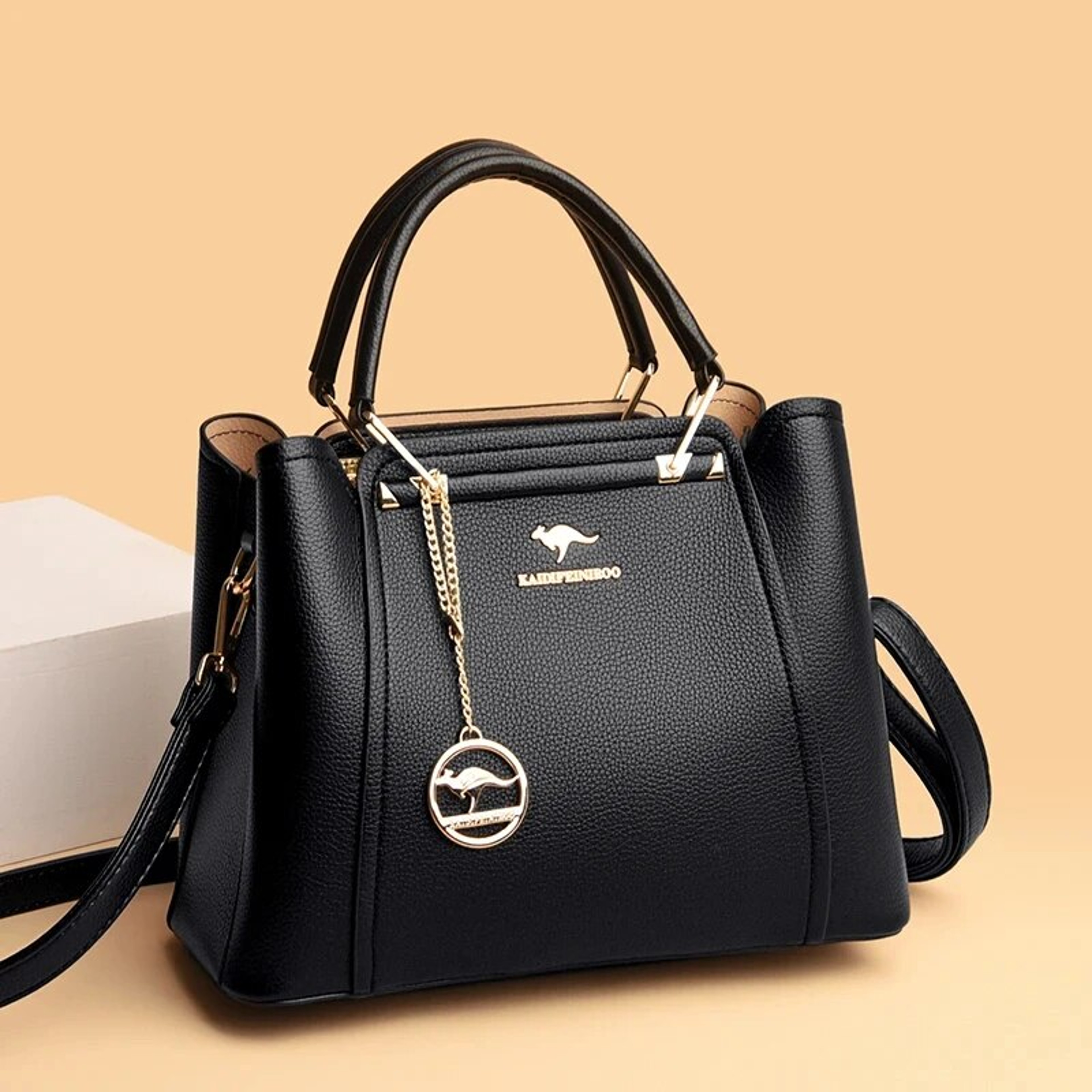 Fashion Women Soft PU Leather Handbag Large Capacity Designer Shoulder Bag Crossbody Messenger Tote 4
