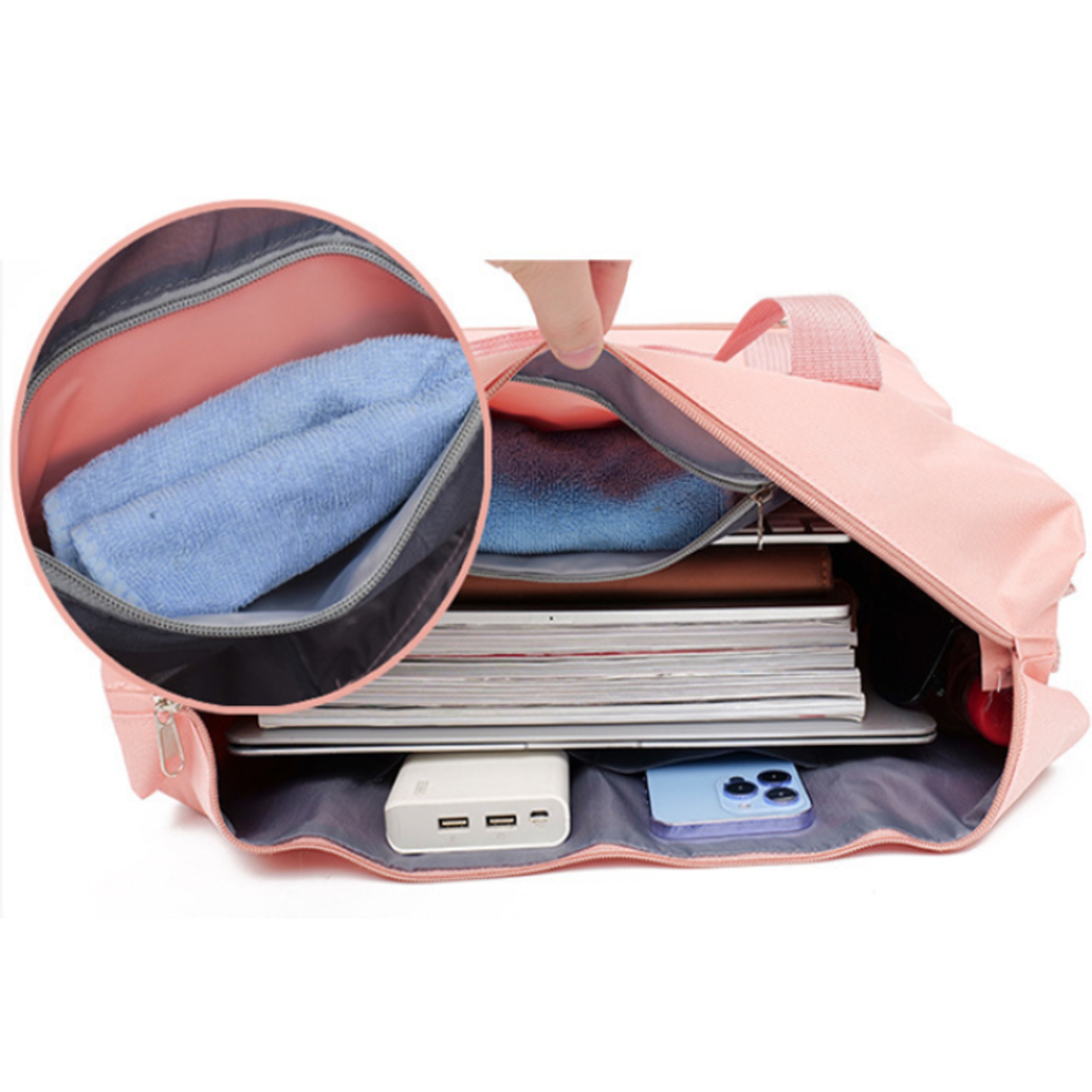 Expandable Hand CarryOn Travel Bag Large Capacity Durable Multiple Compartments Perfect For Travel  1