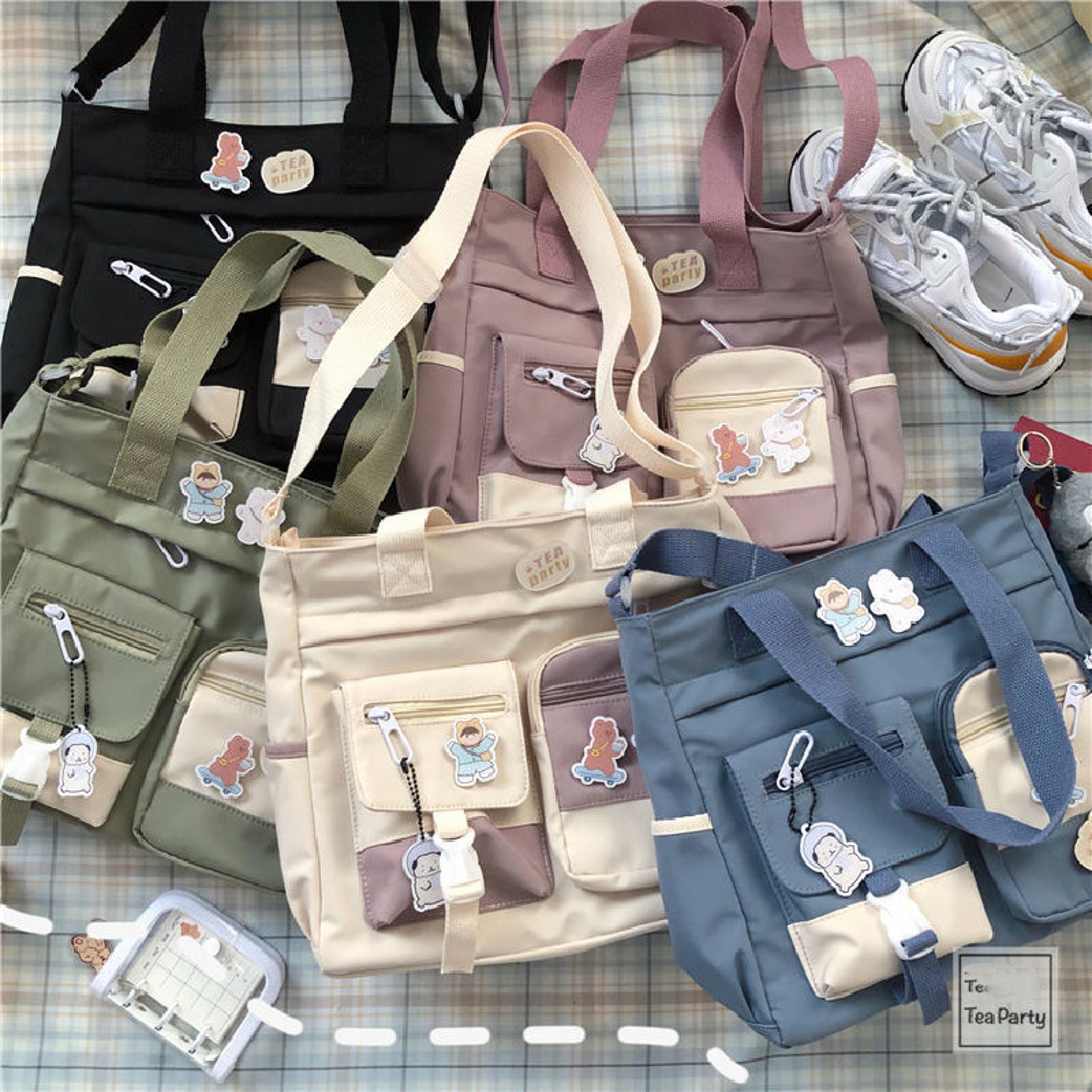 Nylon Ladies Messenger Bag Waterproof Canvas Women Handbags Oxford Crossbody Tote Shoulder Bag Book 0