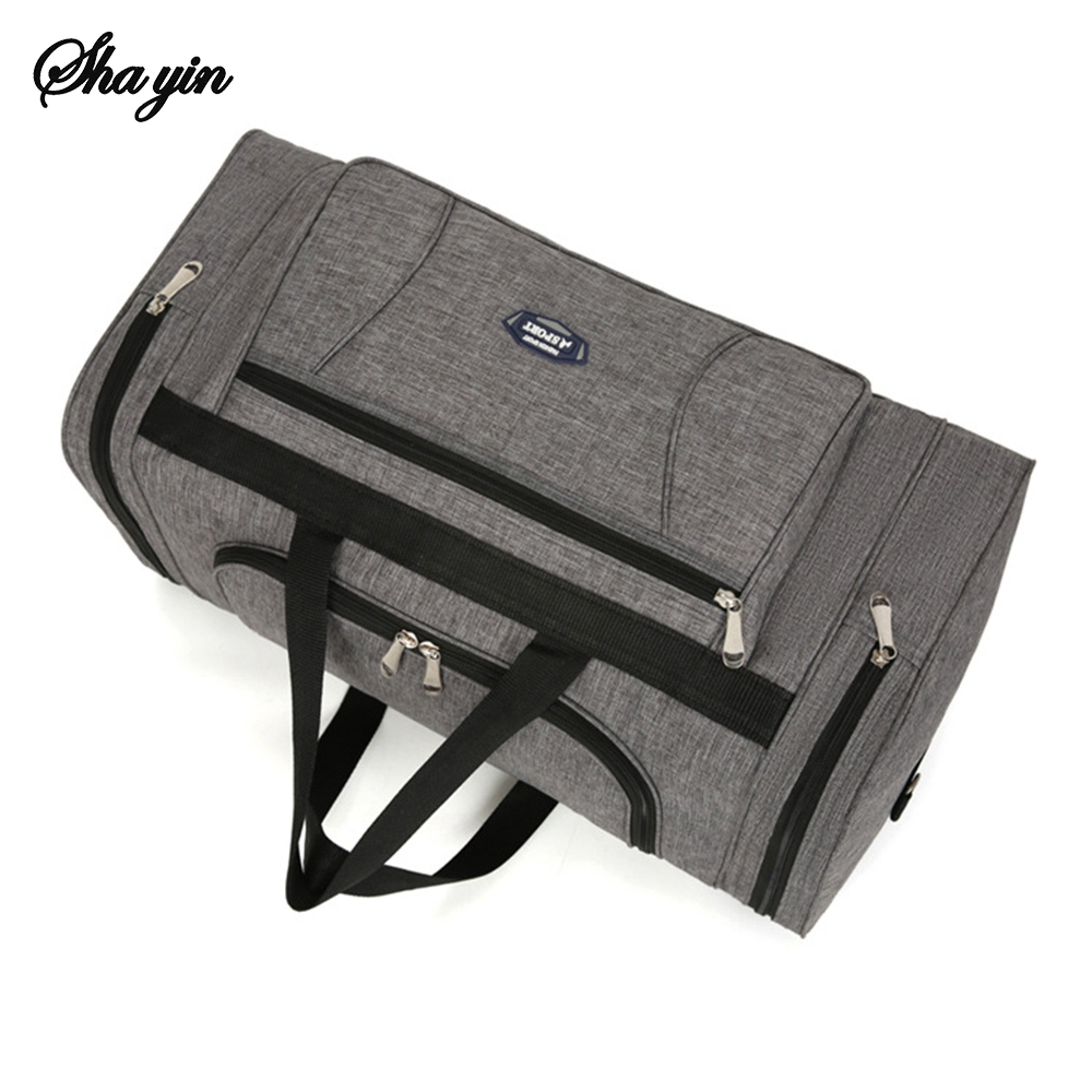 Business Large Capacity Weekend Travel Bag Waterproof Men Travel Bags Duffle Fitness Bag Hand Lugga 4