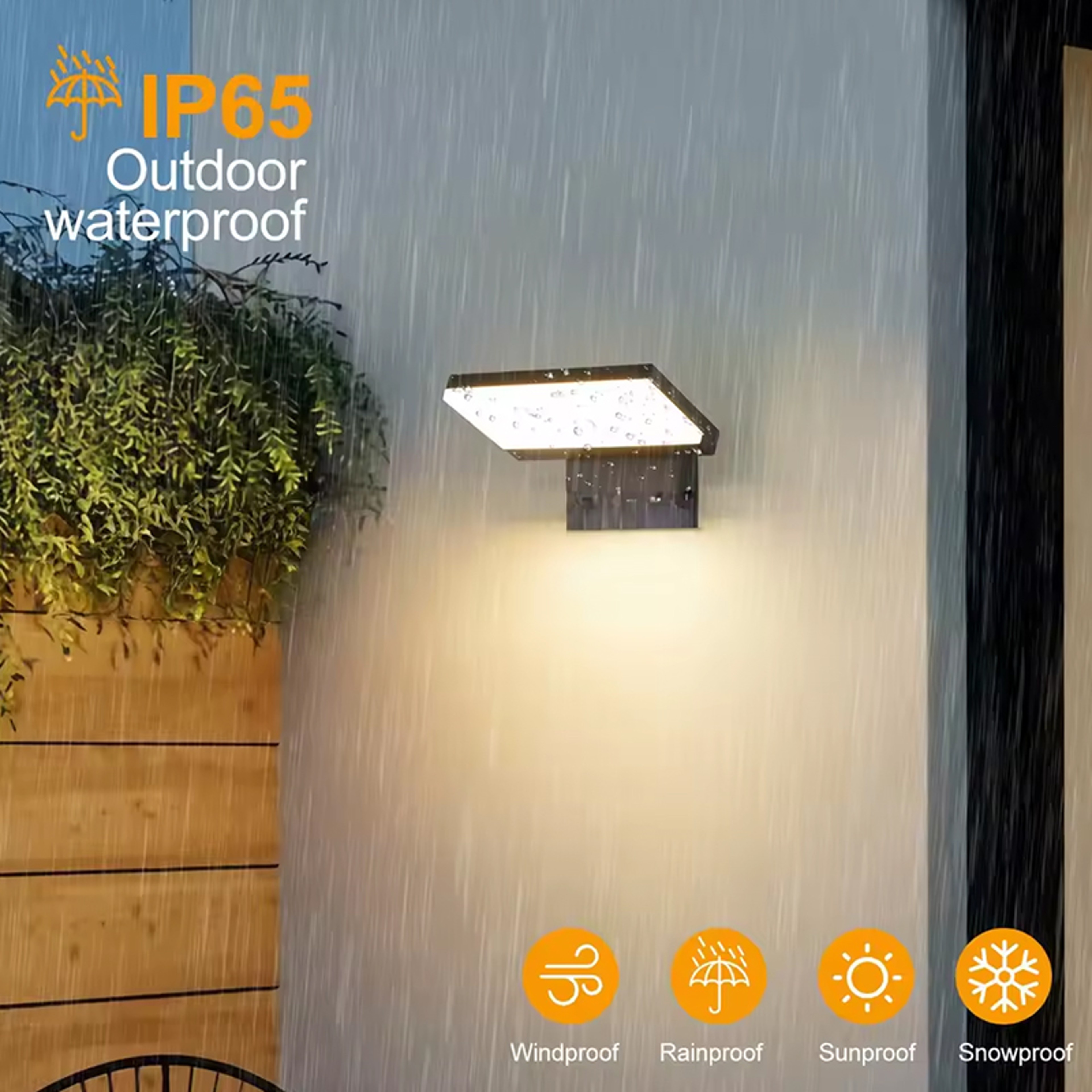 Waterproof Outdoor Wall Light LED Foldable Modern Design SensorActivated Wall Lights For Garden 3