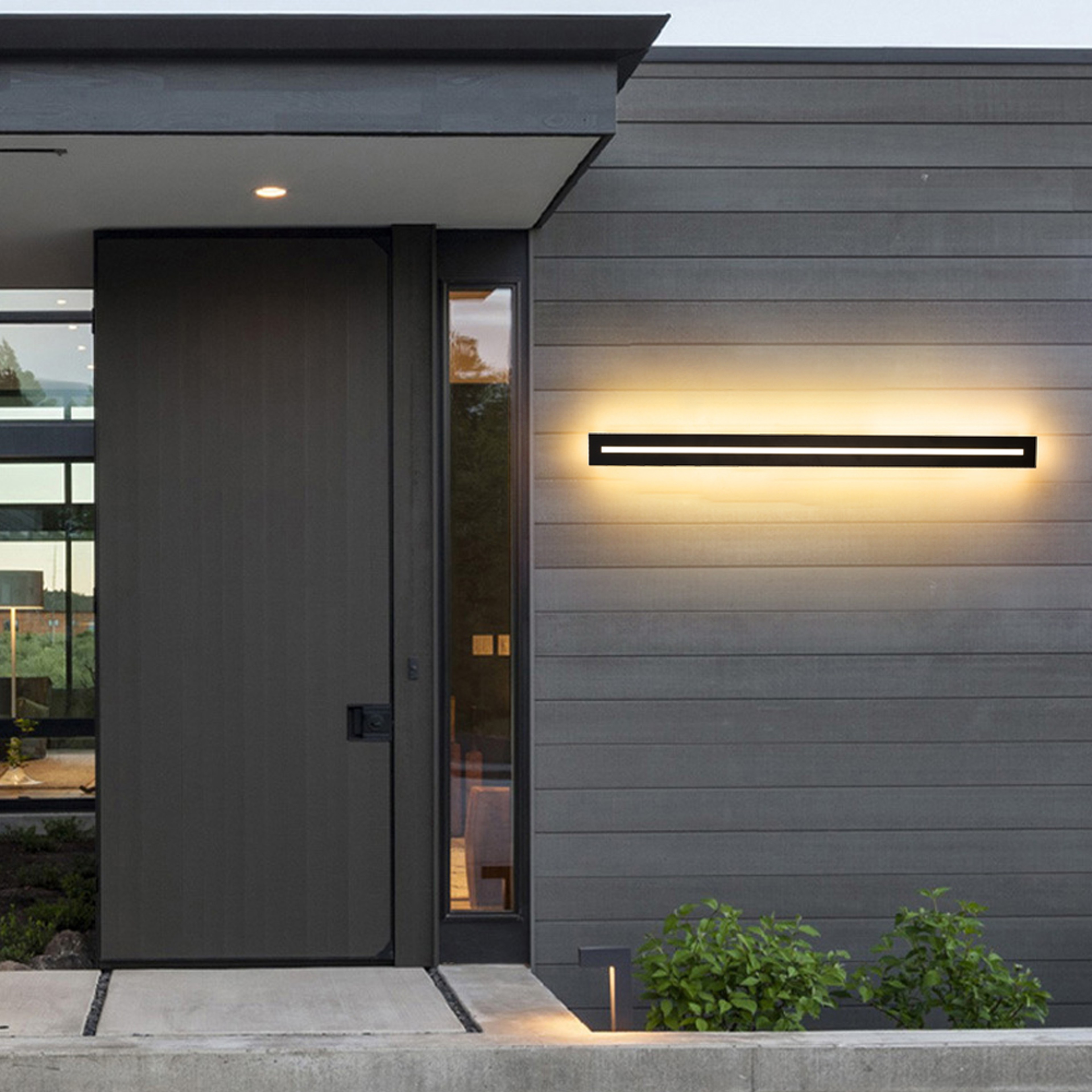 Garden Light Decoration LED Long Wall Sconce Lamp Outdoor Sconce Luminaire For Exterior Lighting 2