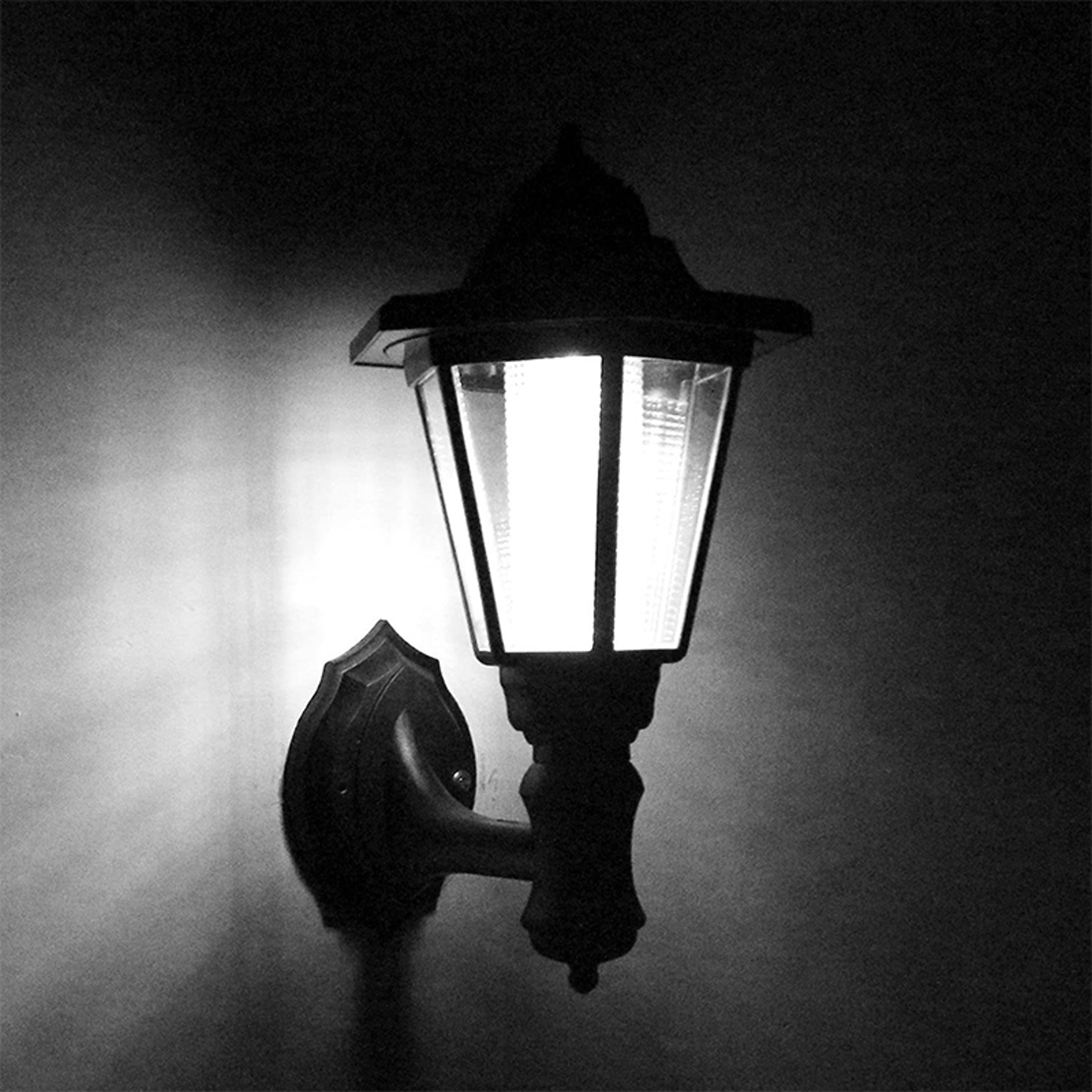 Outdoor LED Landscape Lighting Retro Solar Wall Lights Waterproof Hexagonal Lamp Fence Light For Co 1