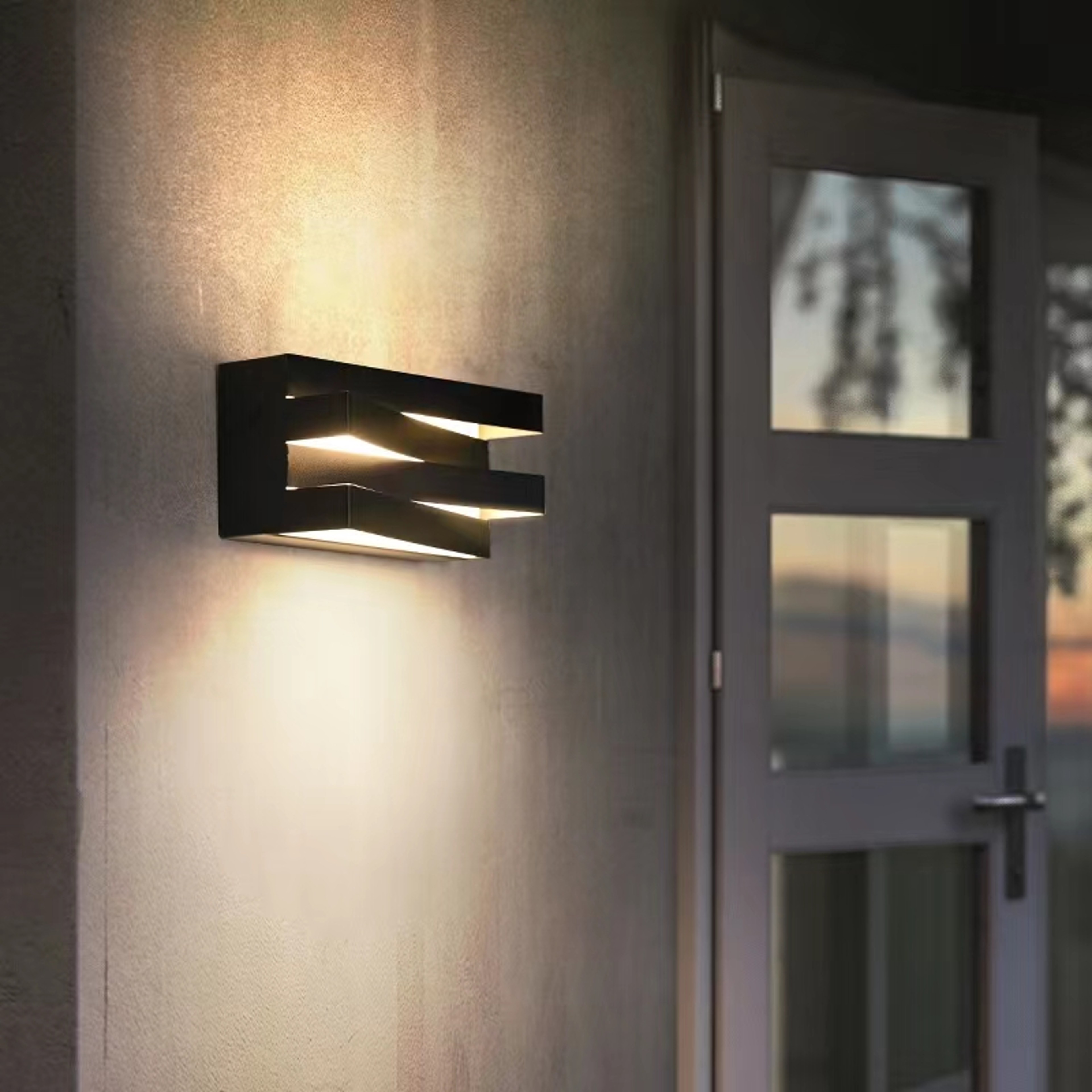 Aluminum Wall Lamp For Villa Porch LED Outdoor Garden Lighting Gate Sconce Luminaire For Modern Out 0