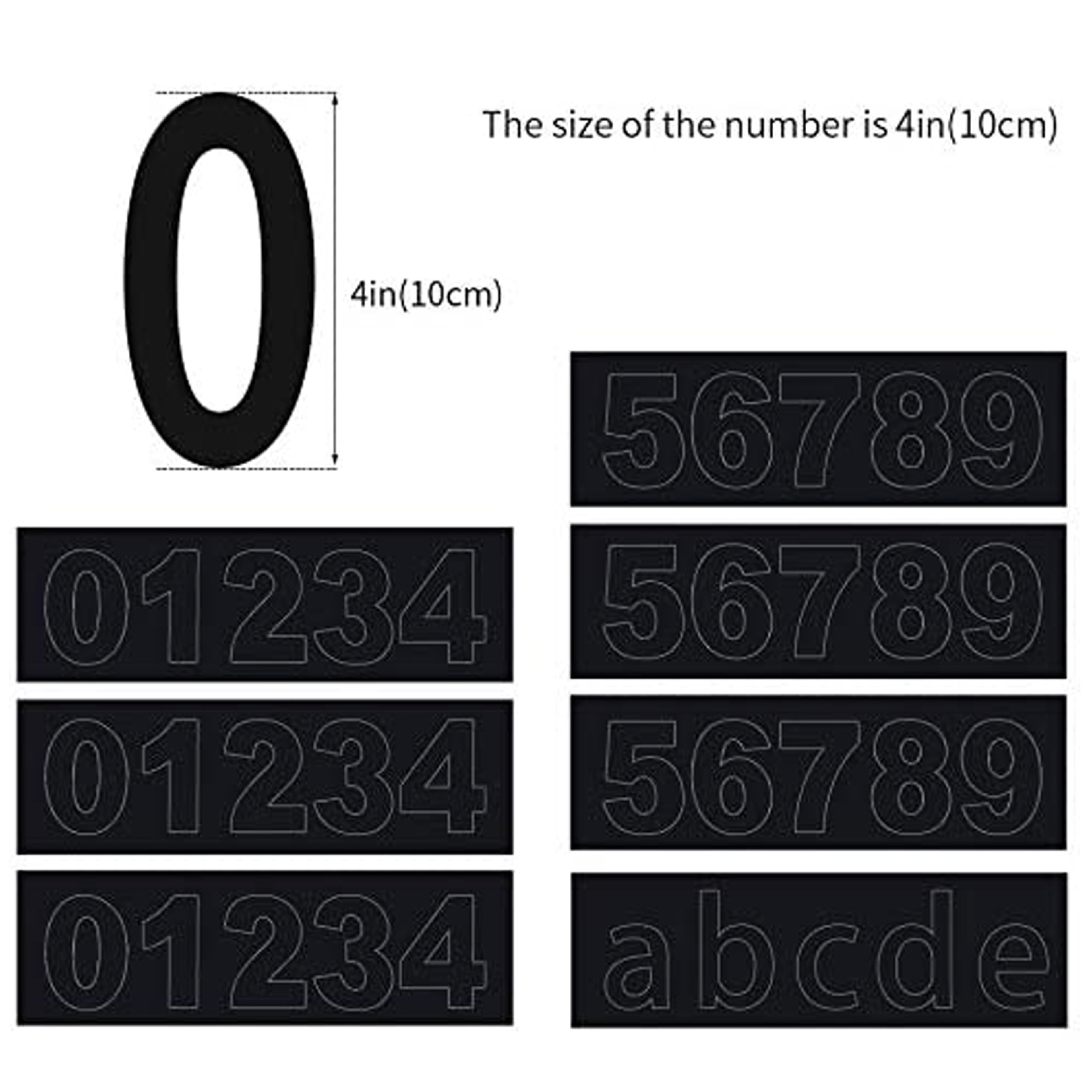 Waterproof Outdoor Wall Light, LED Solar House Number Light, Wireless Sunpower Garden Lamp, Decorative Address Sign – view 6