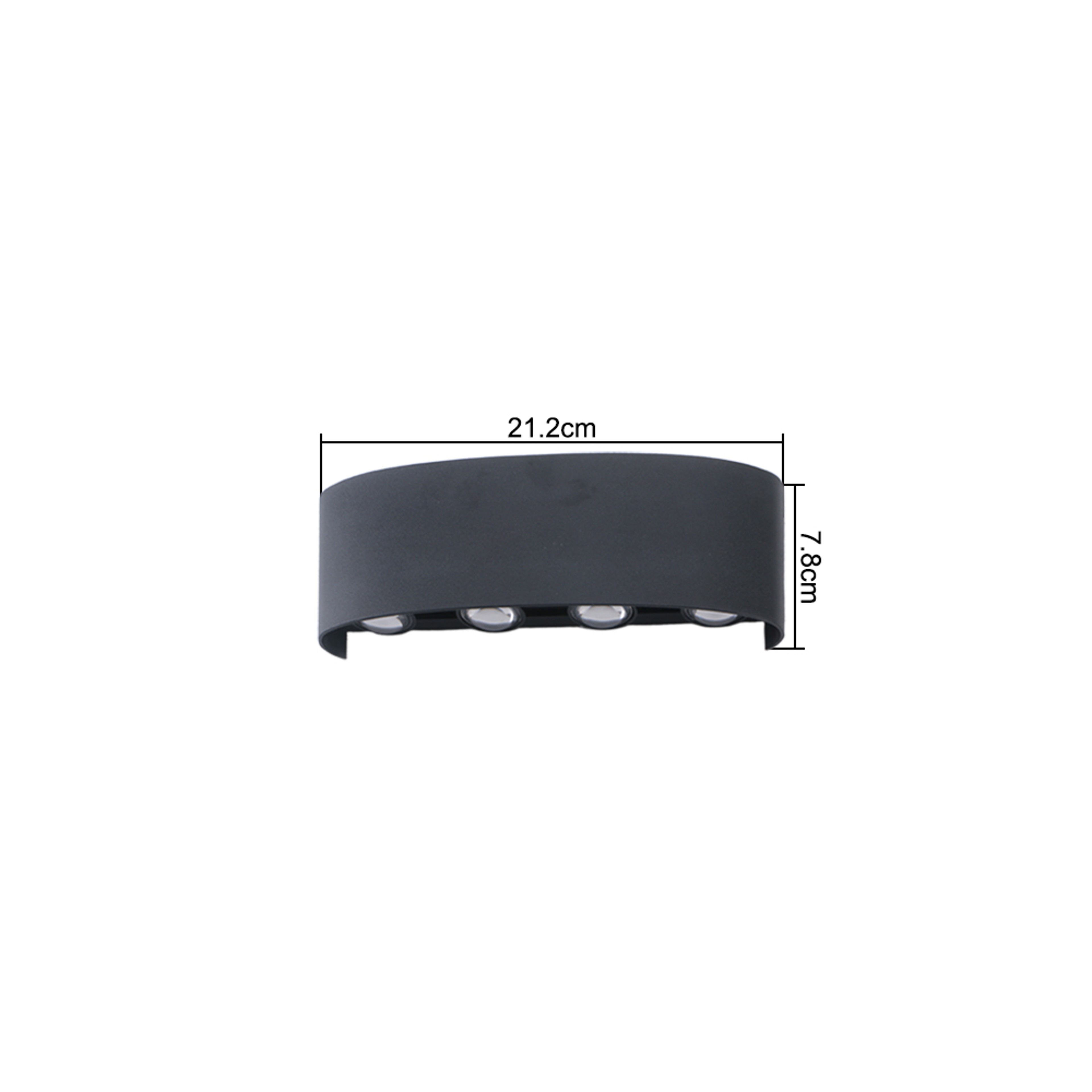 Waterproof LED Wall Lamp Up Down Luminous Lighting For Outdoor Indoor Stair Garden Sconce Light Dur 6
