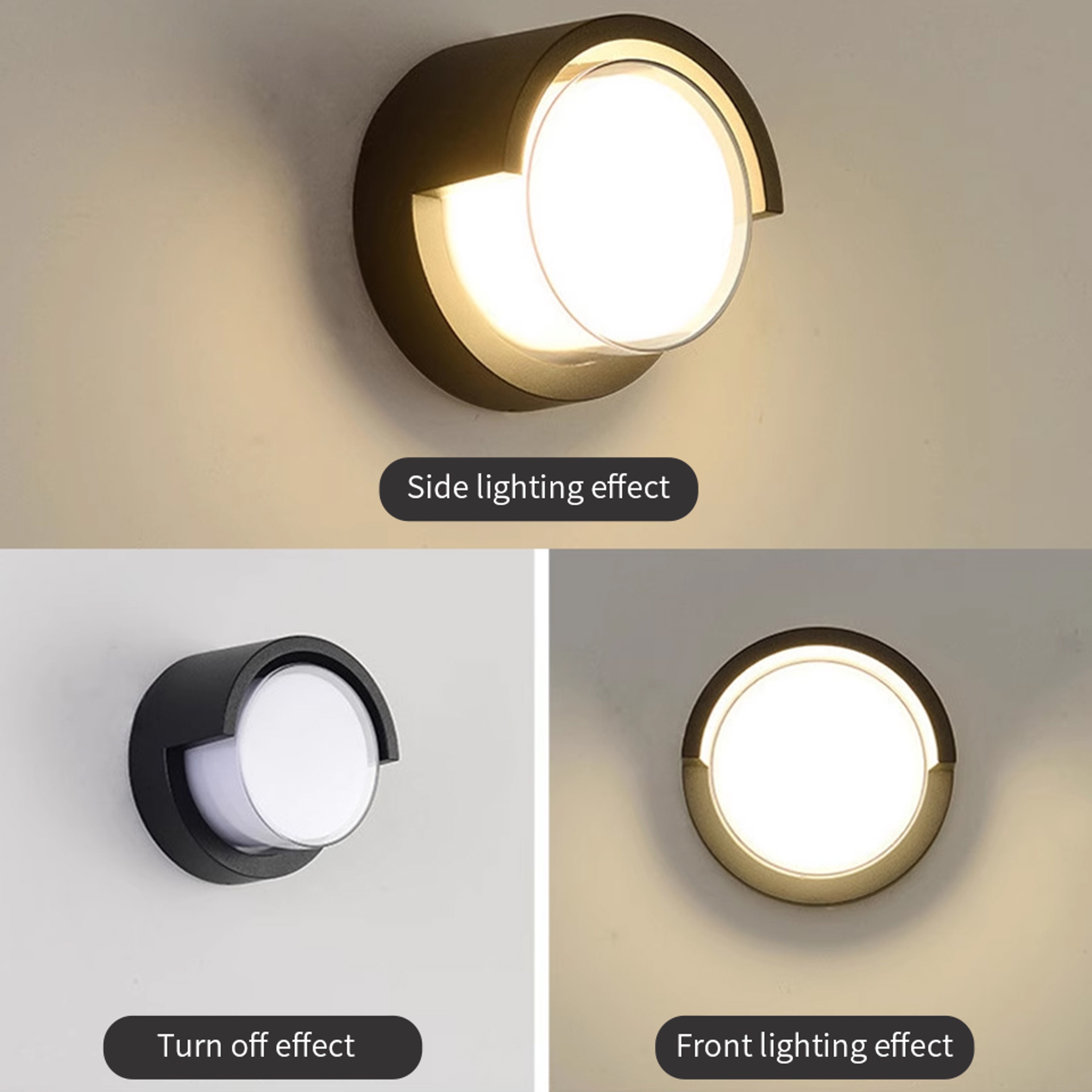 LED Wall Lamp Motion Sensor Waterproof Light For Garden Street  OutdoorIndoor Decoration 3