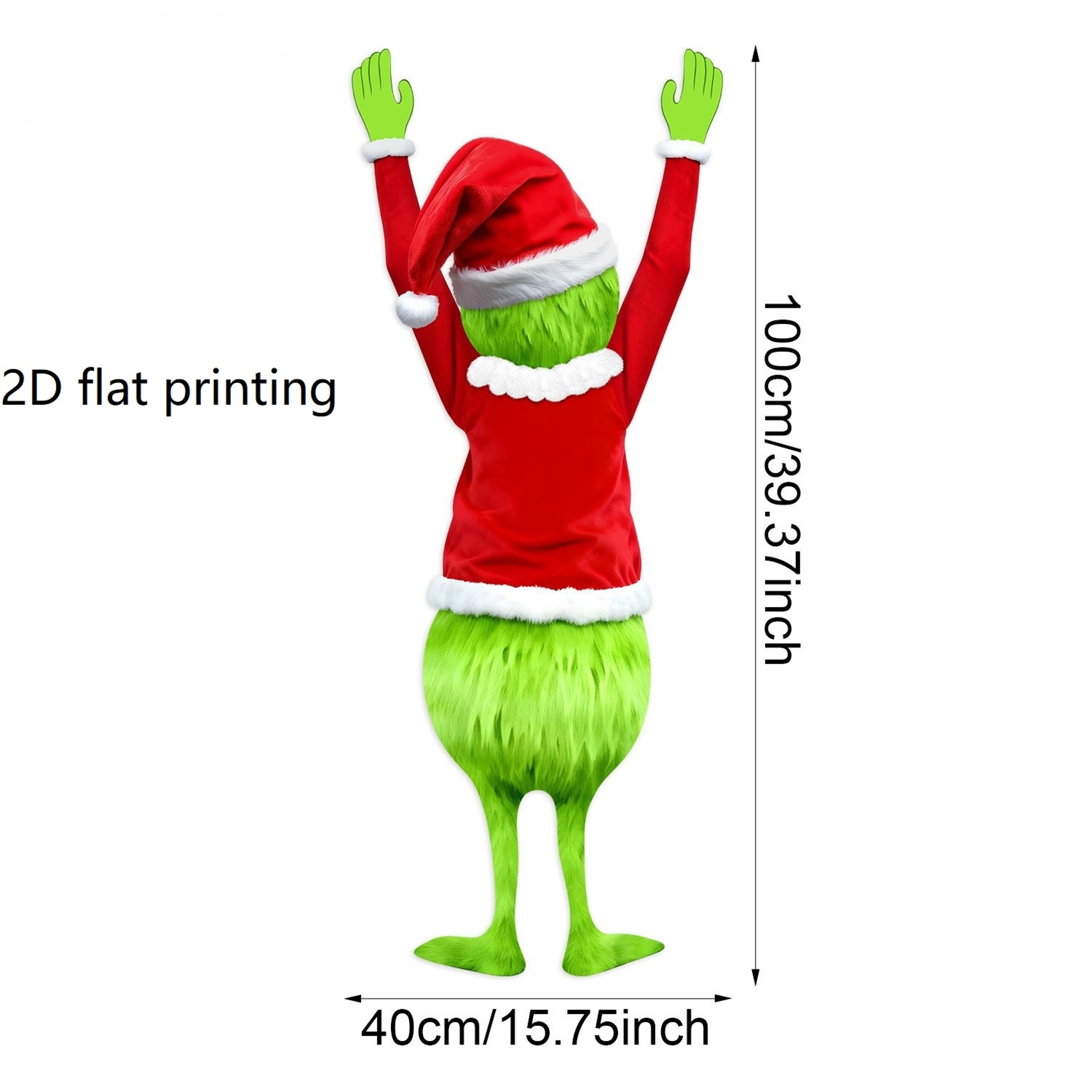 Hanging Christmas Decoration Christmas Green Haired Man Merry Xmas Gift Holiday Indoor Outdoor Fun  6