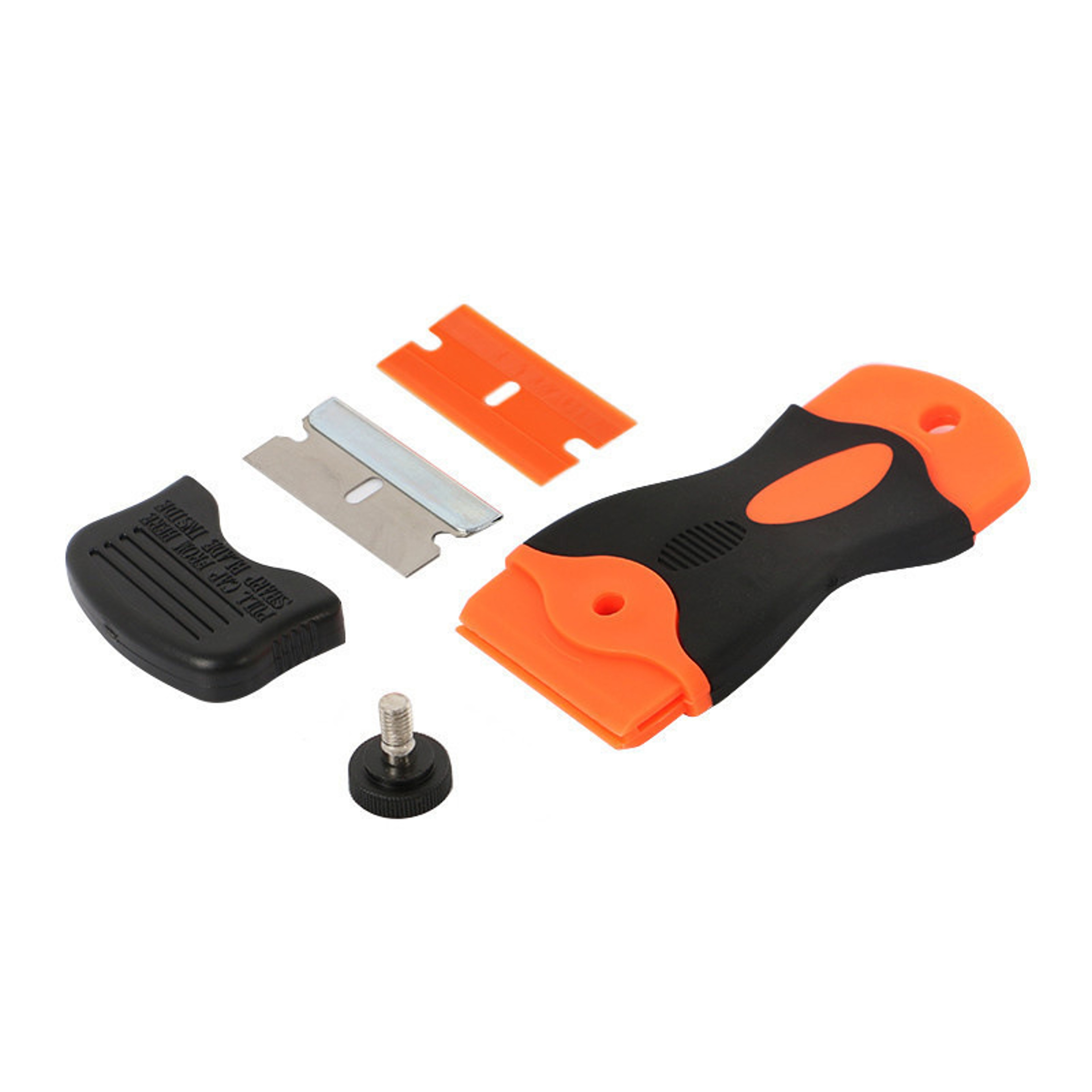 NonScratch Auto Glass Cleaning Scraper Tool For Car Windows Metal And Plastic Blades Oven And Hob S 6