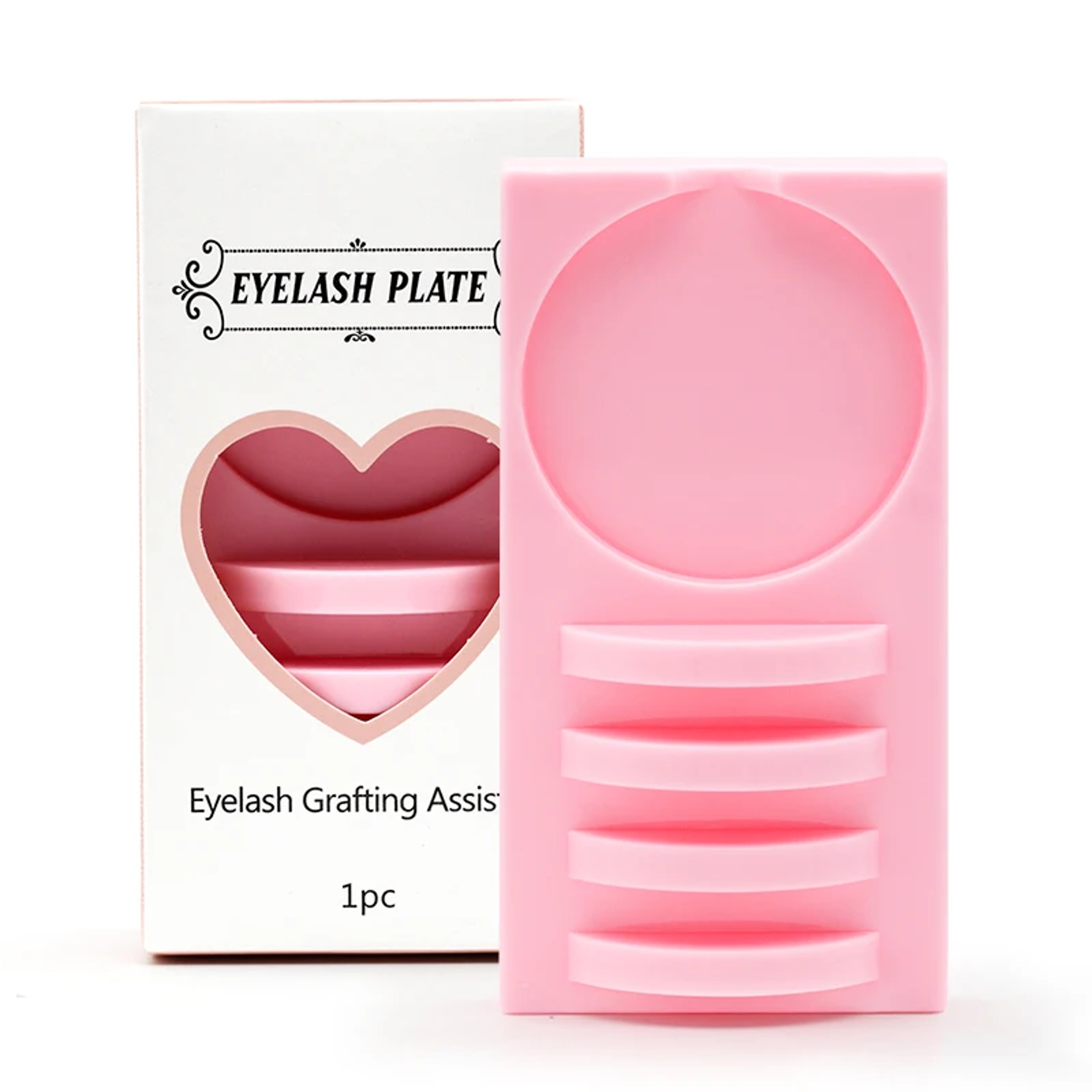 Acrylic False Lashes Stand Pad And Glue Holder Reusable Eyelash Grafting Assistor Station Essential 5