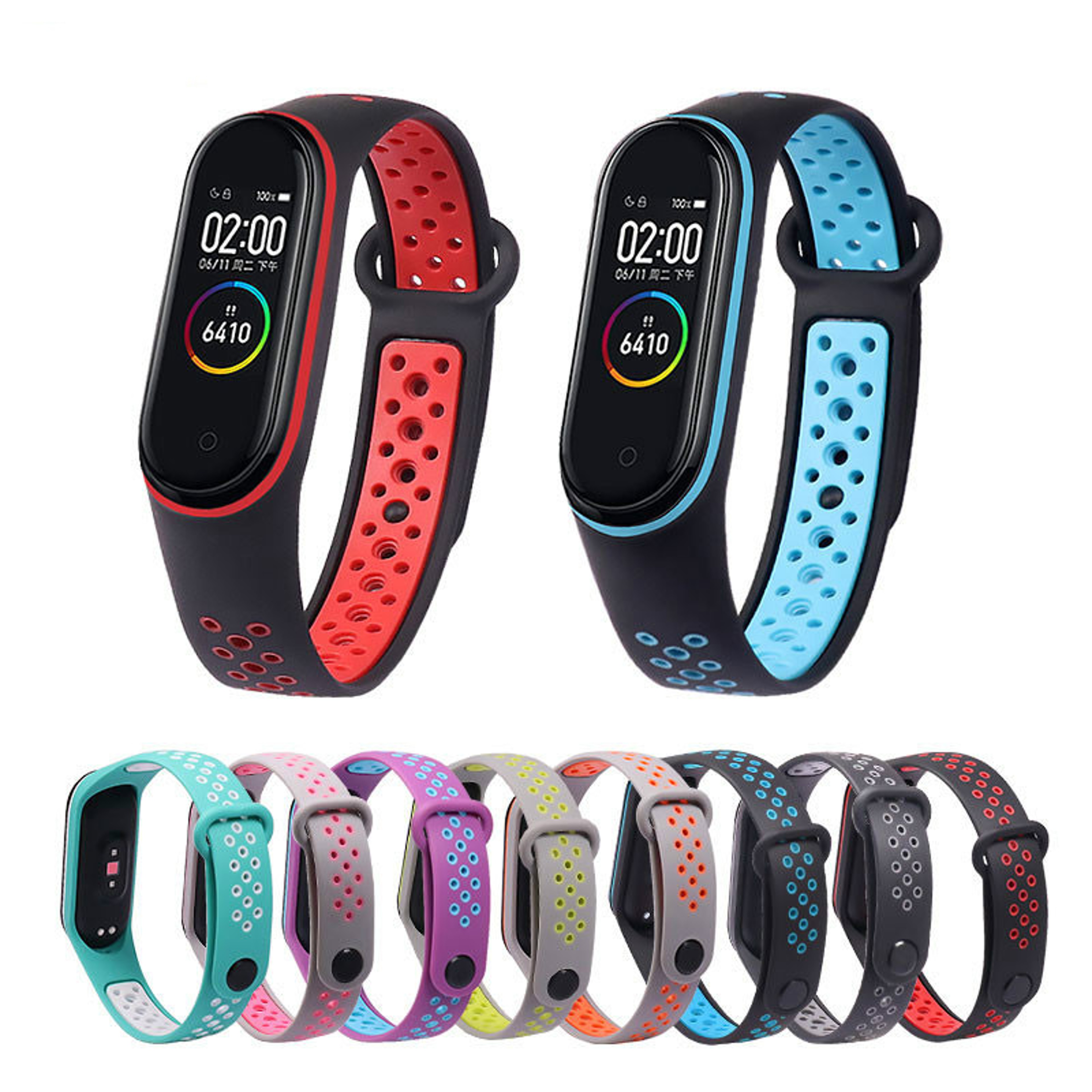 Breathable Strap For Smart Watch Replacement Wrist Bracelet For Xiaomi Miband Durable Miband Strap  1