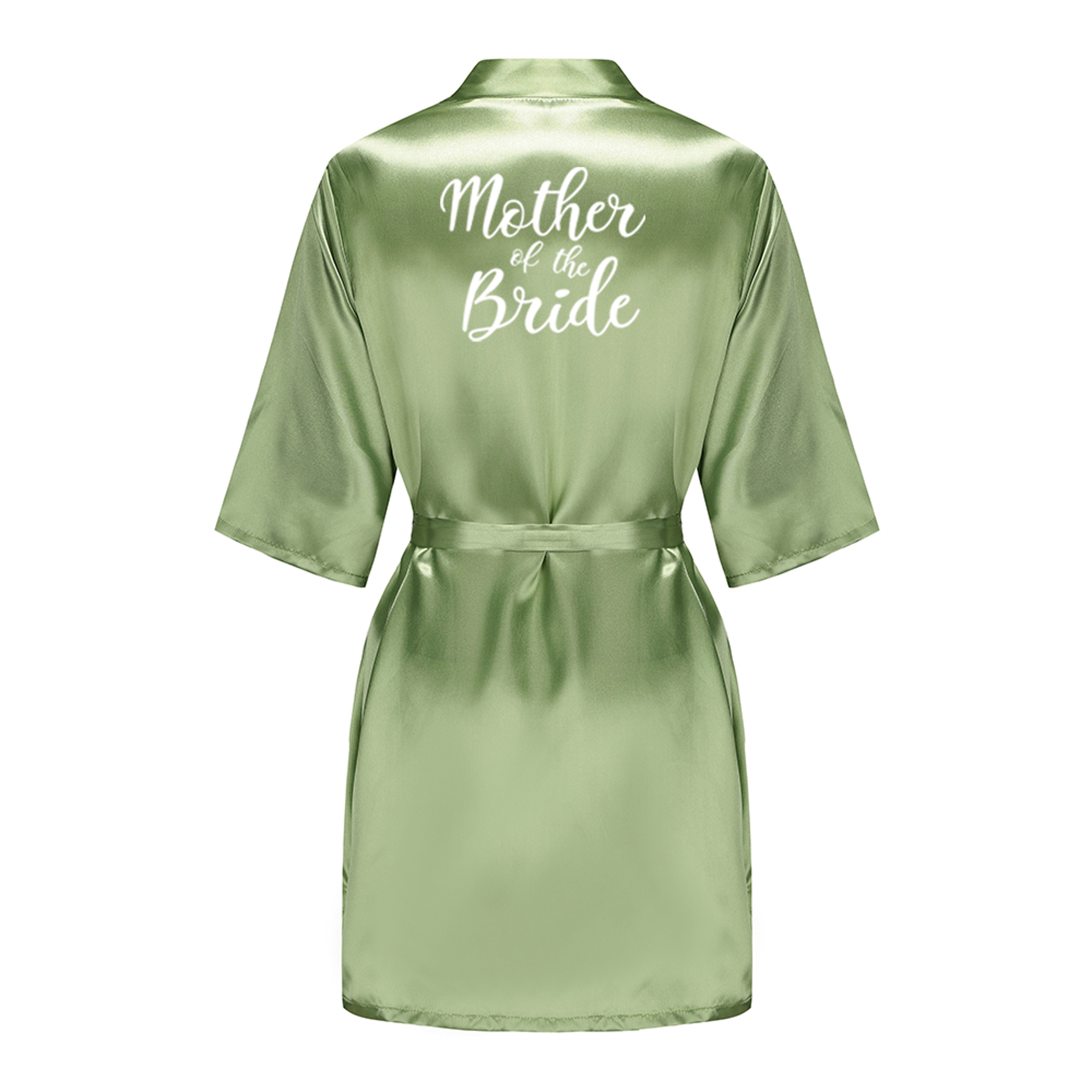 Silk Satin Wedding Bride Robe Bridesmaid Floral Bathrobe Short Kimono Night Robe Fashion Dressing G 3