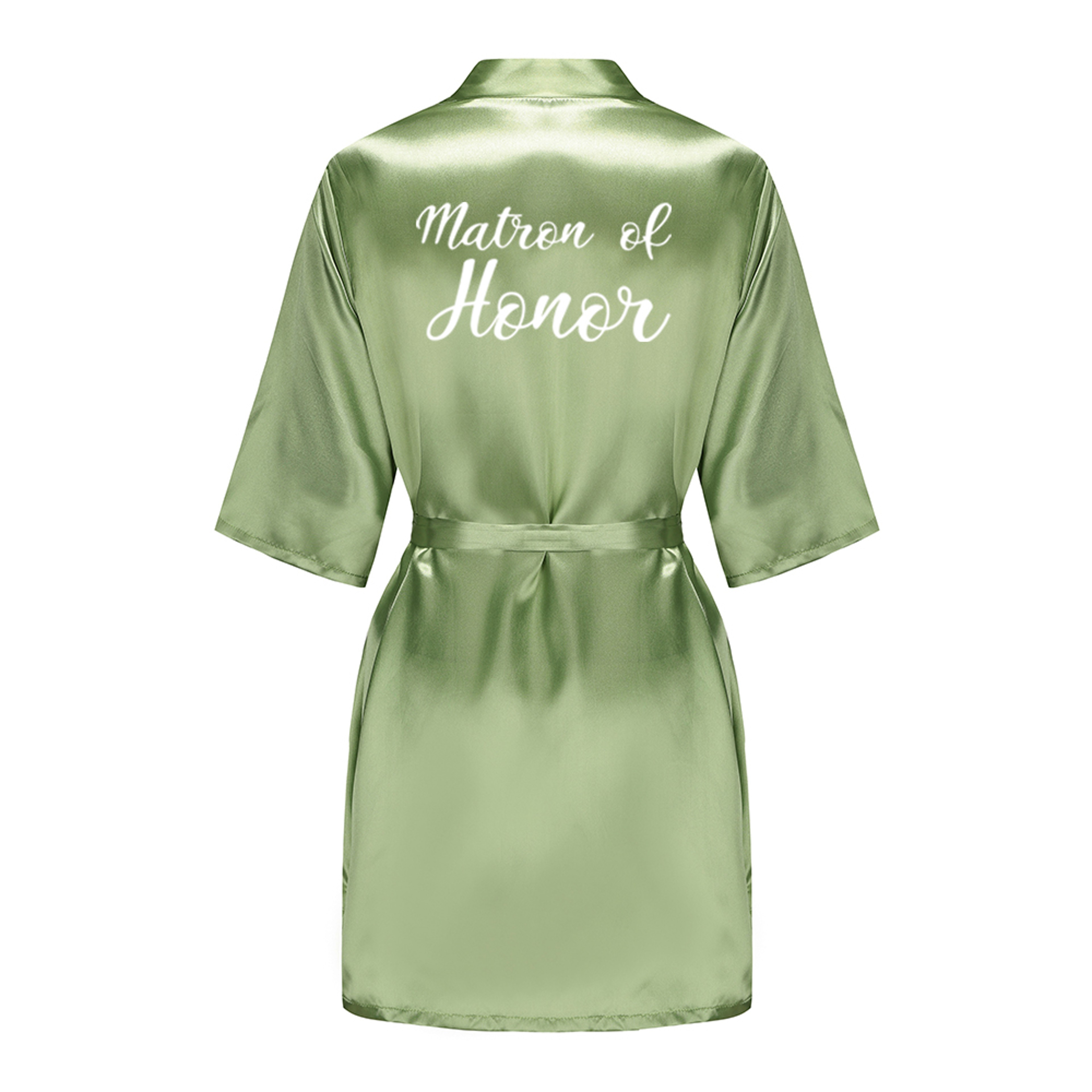 Silk Satin Wedding Bride Robe Bridesmaid Floral Bathrobe Short Kimono Night Robe Fashion Dressing G 6