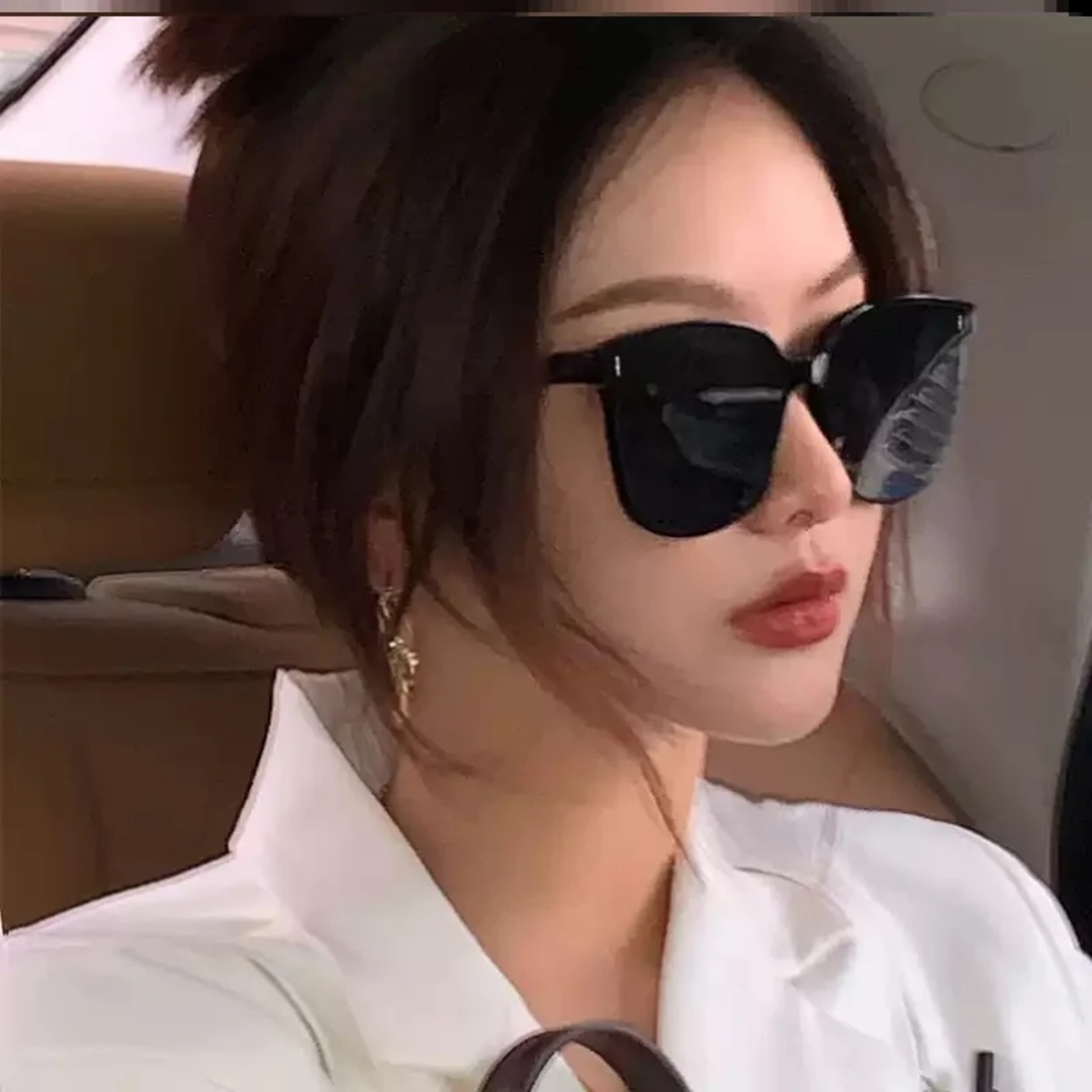 2024 High Quality Sunscreen Sunglasses Retro Womens Sunglasses Driving Fishing Cycling AntiUV Class 0