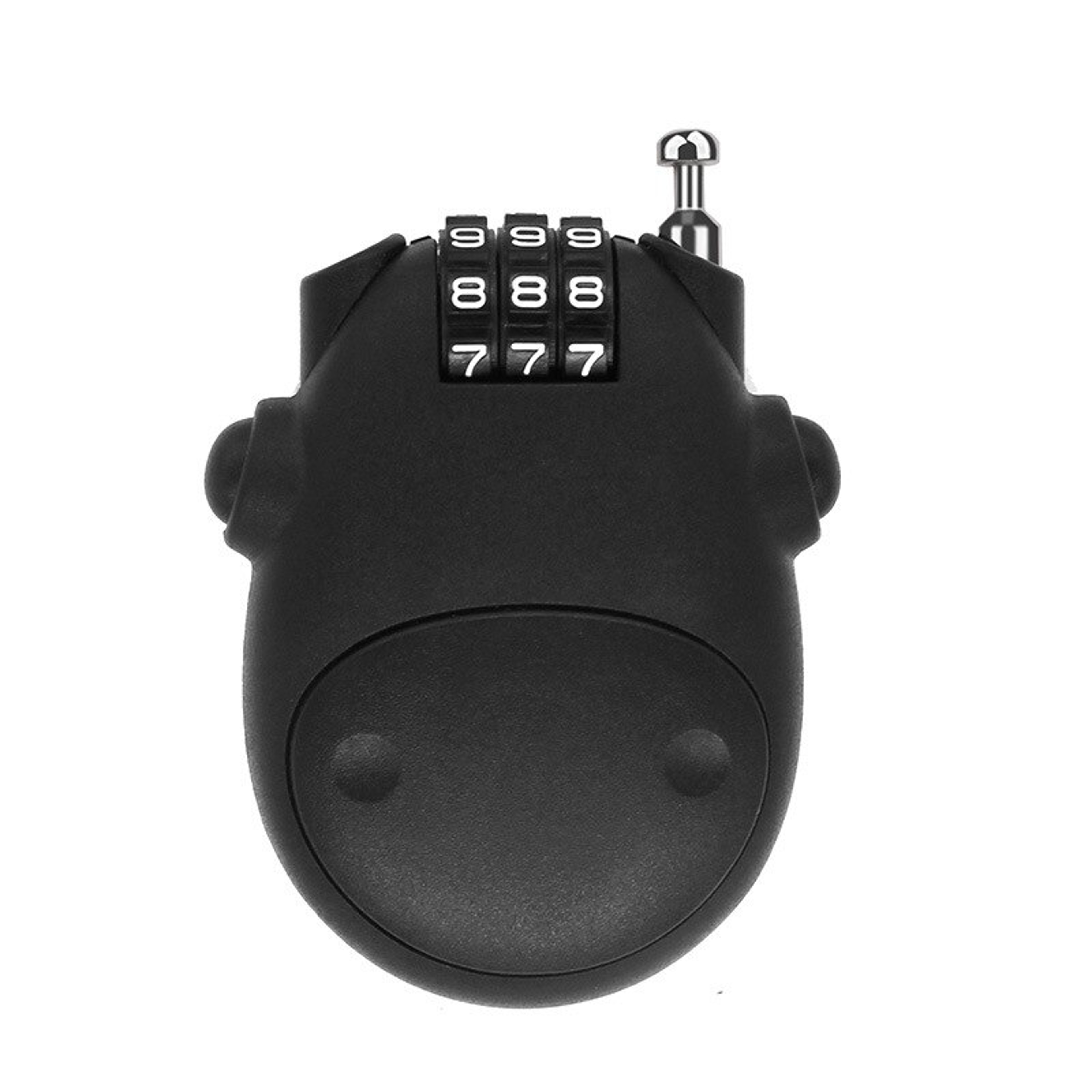 HighPrecision Bicycle Steel Cable Code Lock Telescopic Wire Rope Suitcase Helmet Car And Sled Passw 6