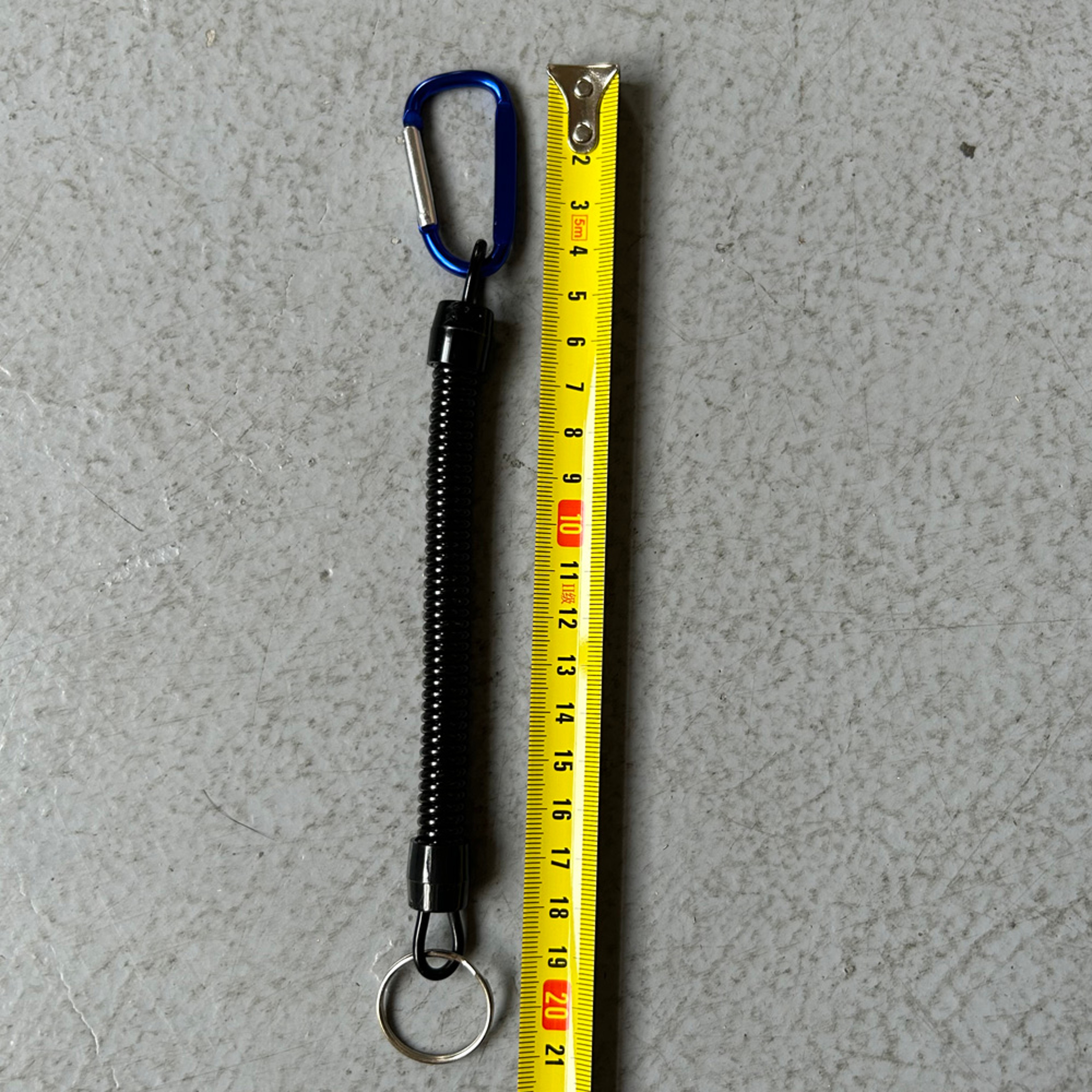 1PC Tactical Retractable Spring Elastic Rope Security Gear Tool Hiking Camping Antilost Phone Keych 1