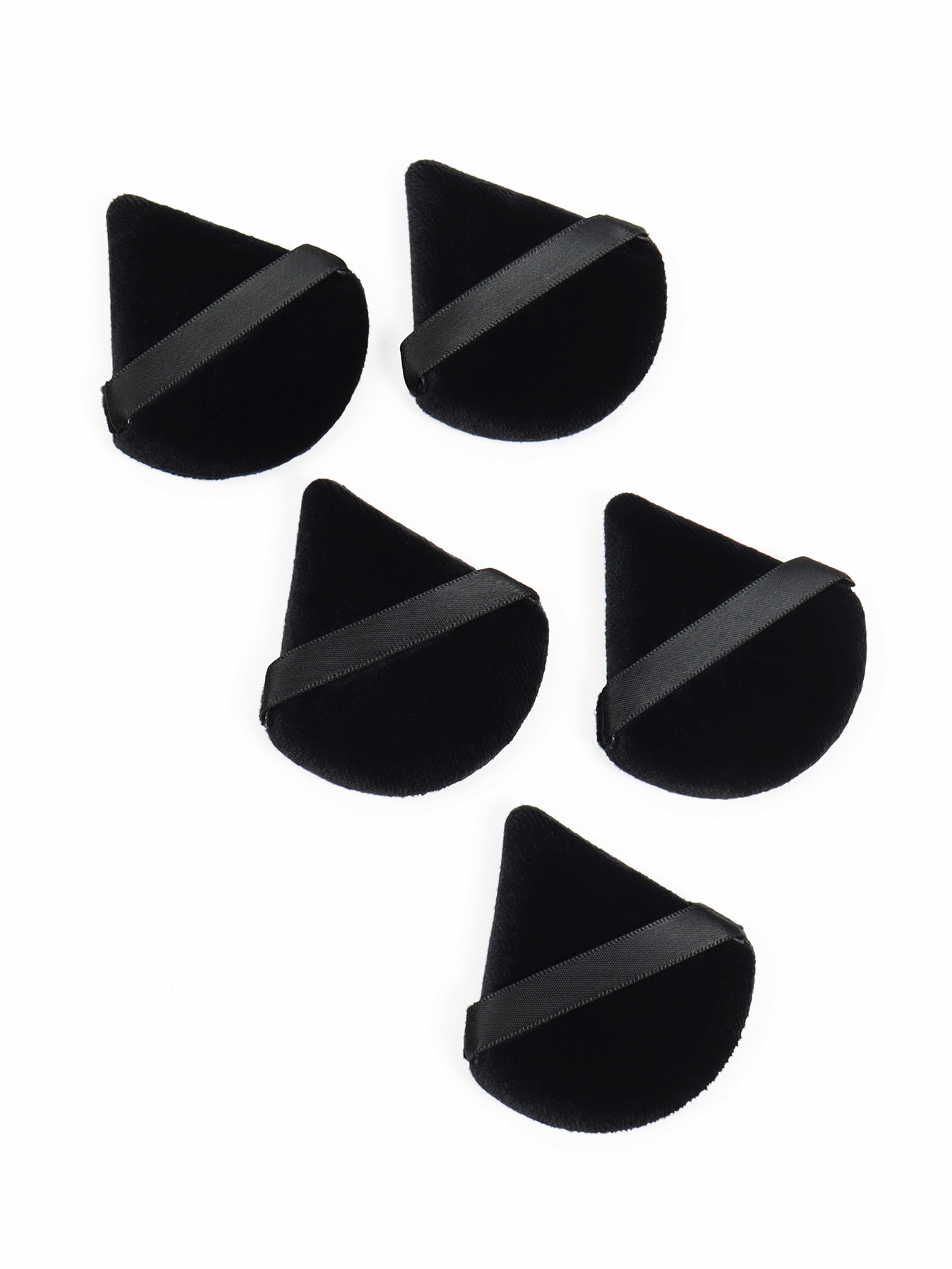 Facial Makeup Sponge Black Triangle Powder Puff Soft Velvet Cosmetics Puff Beauty Foundation MakeUp 3
