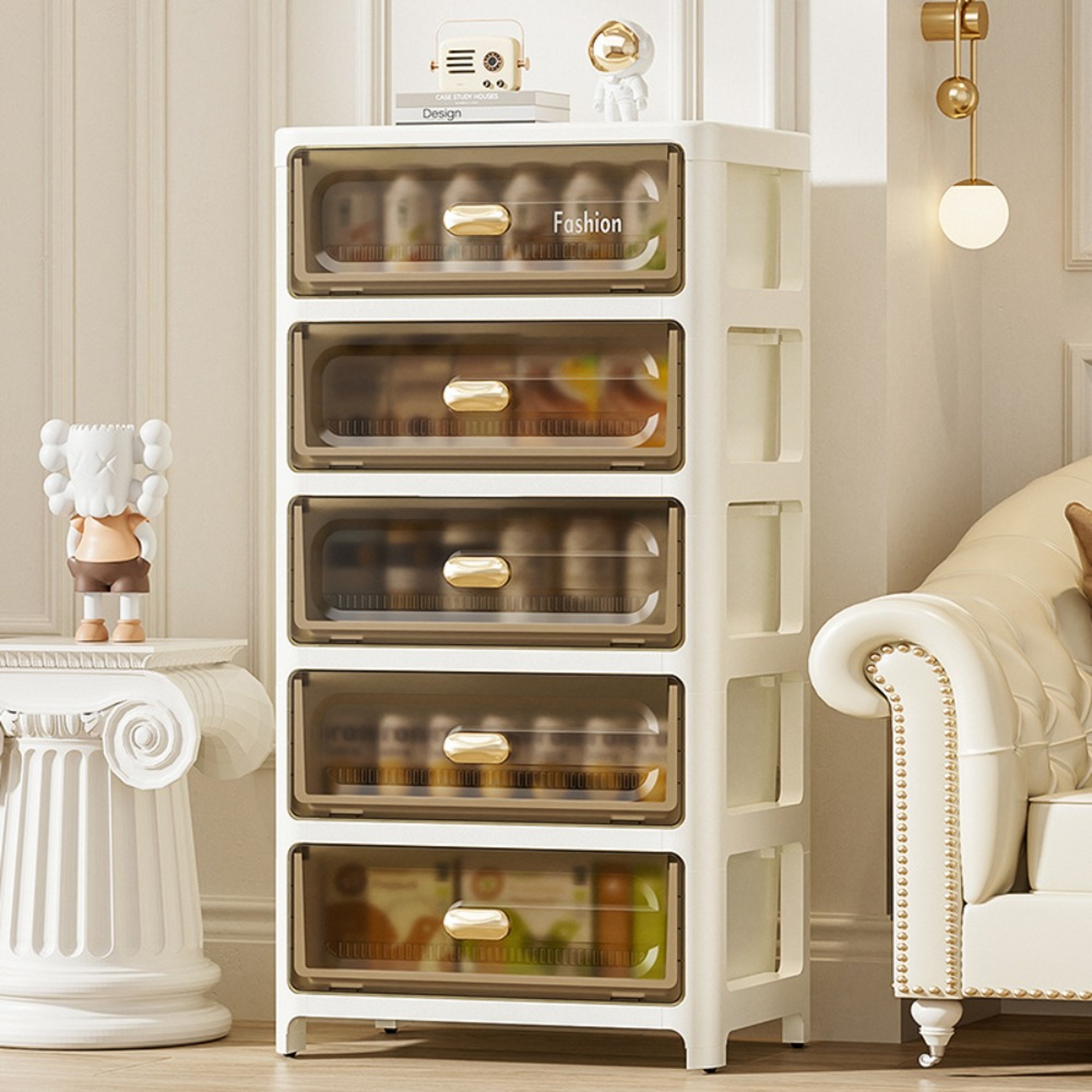 Multilayer Drawer Style Home Minimalist Storage Cabinet Snack Storage Cabinet Home Storage Cabinet  0
