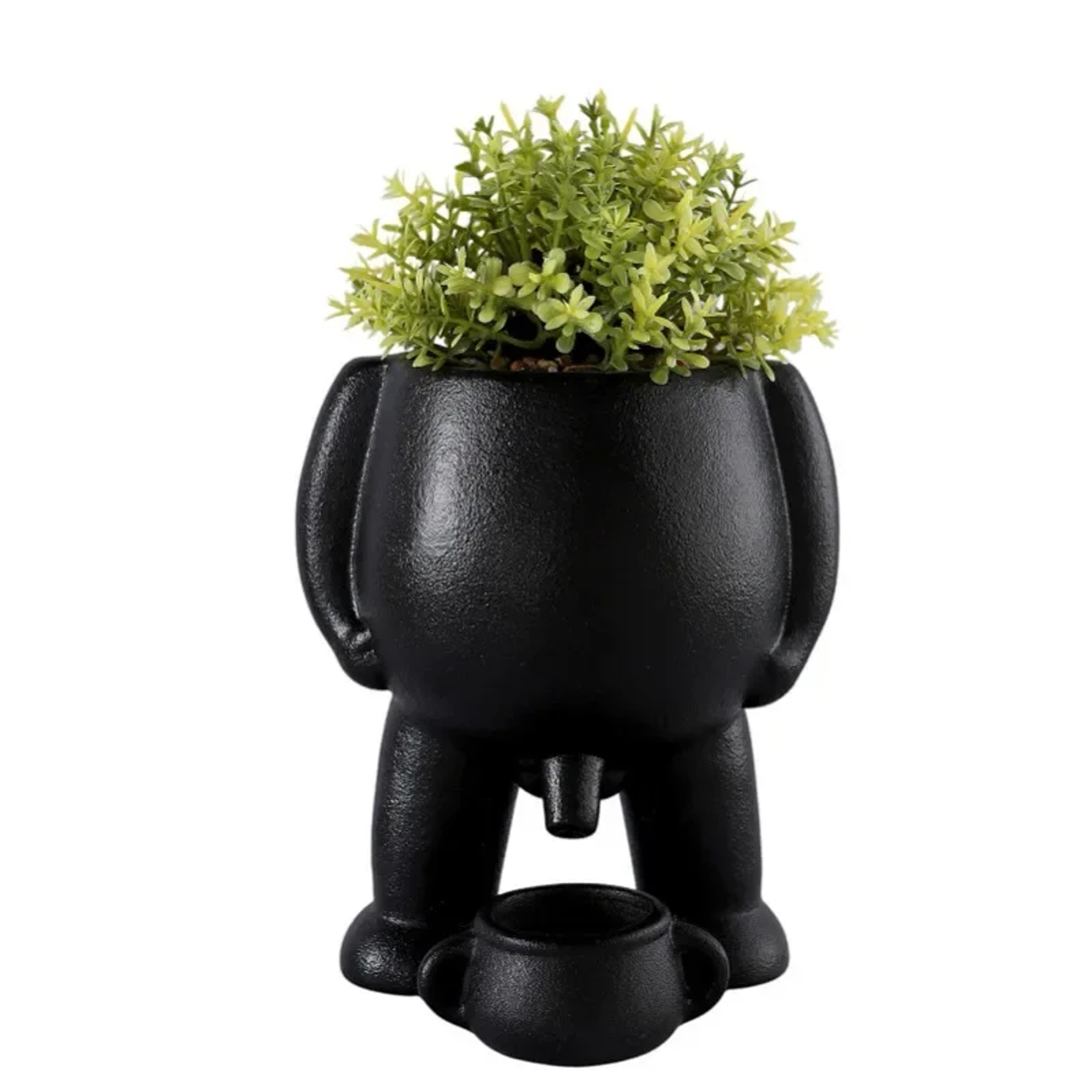 Light Luxury Succulent Ceramic Flowerpot Human Creative Desktop Planter Simple Decorative Flowerpot 6