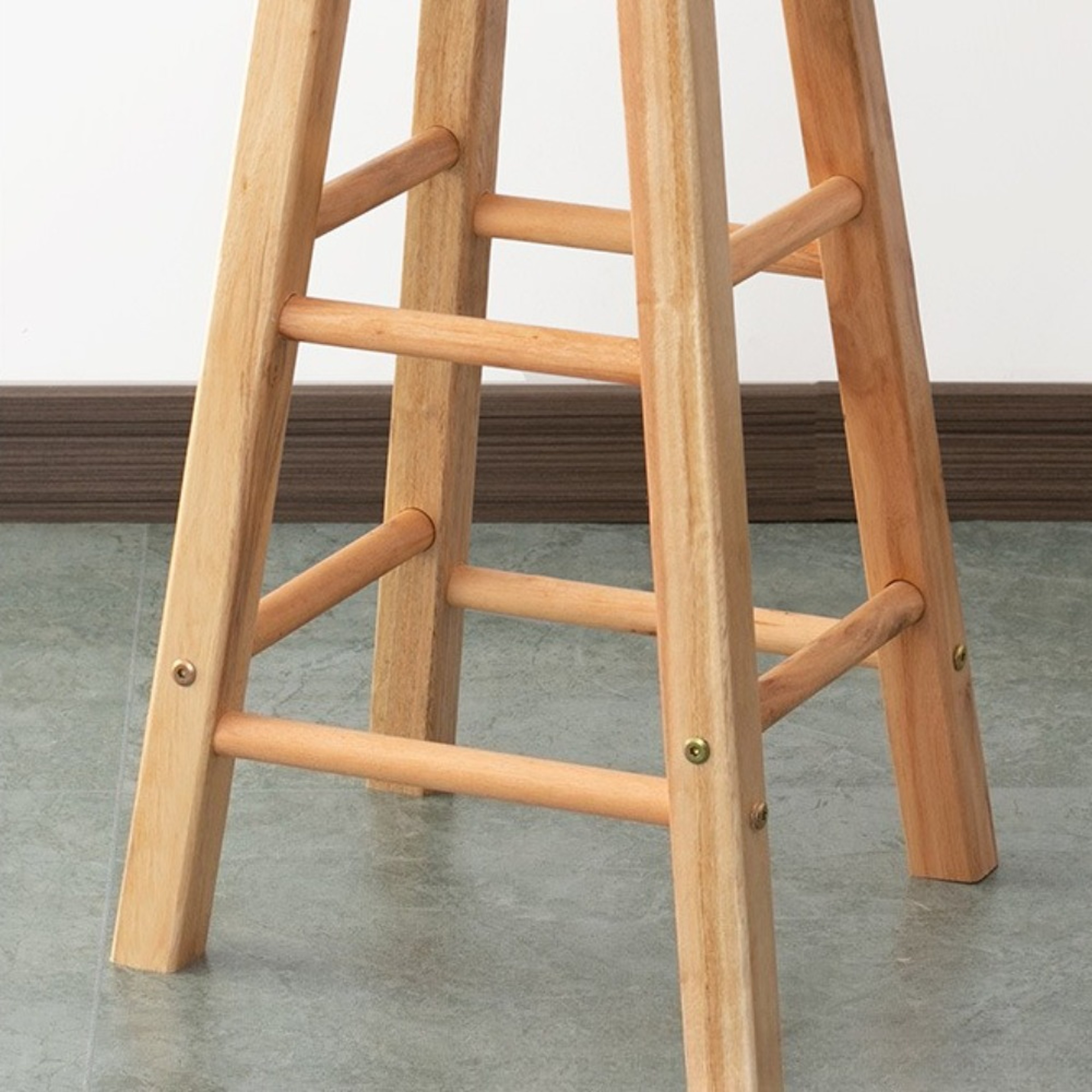 Nordic Style Solid Wood Bar Stool Multifunctional High Chair Minimalist High Stool For Southern Hom 3