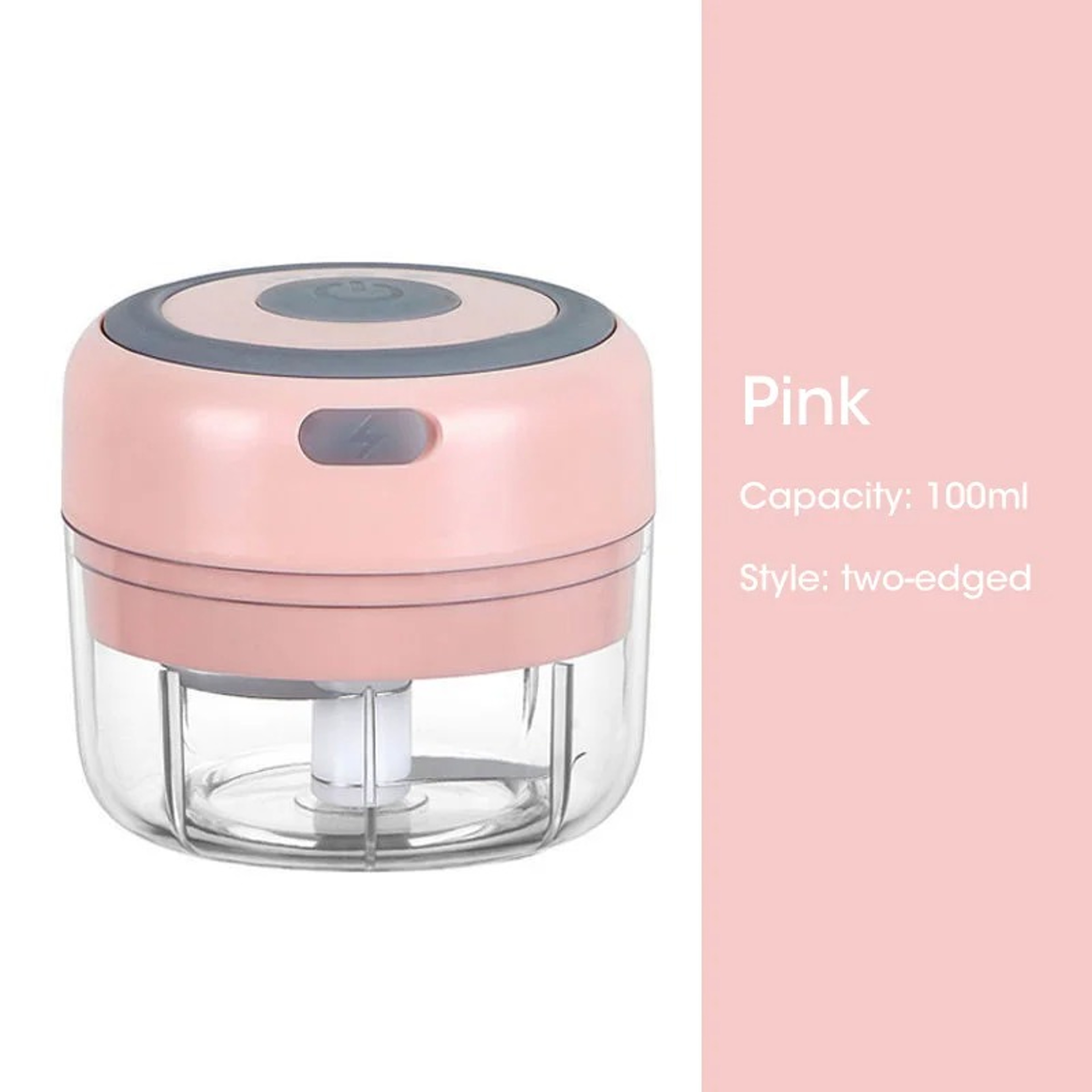 Portable Mini Wireless Electric Garlic Crusher USB Charging Vegetable Masher Ginger And Chili Chopp 6