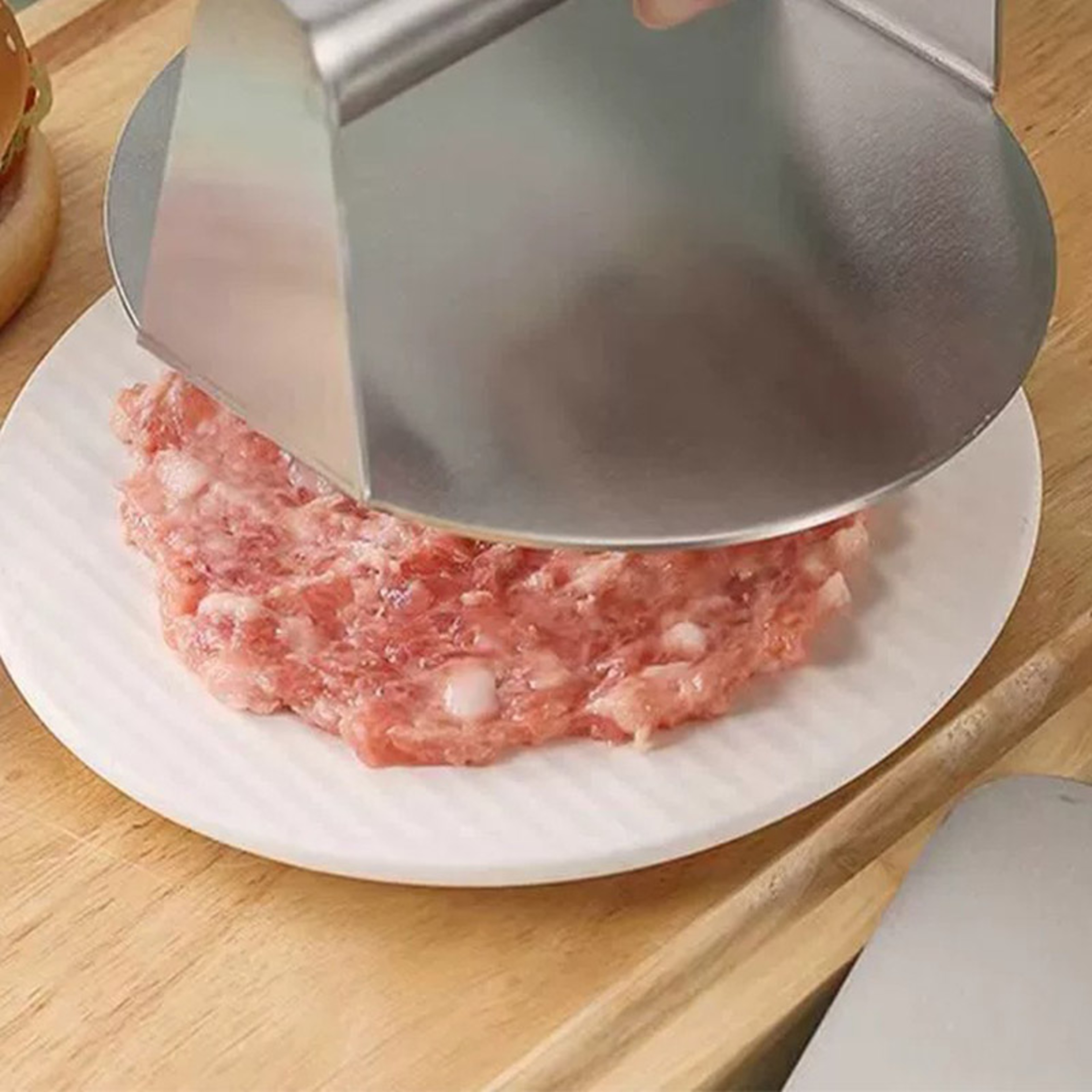 Stainless Steel Meat Pie Making Tool For House Kitchen Meat Press Cake Pressing Die For Hamburger P 3