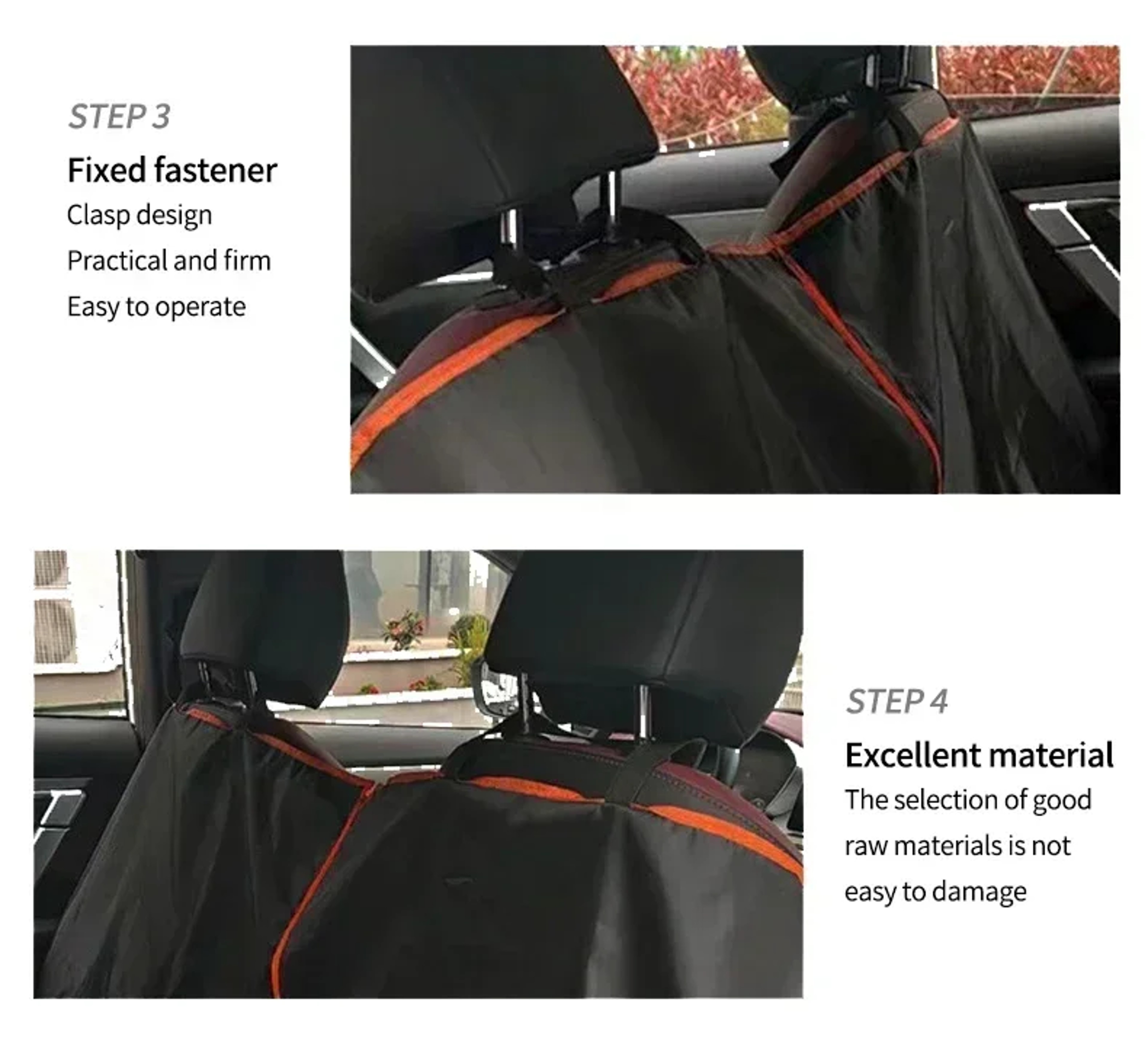 Durable Premium Oxford Cloth Dog Car Seat Cover Waterproof Scratchproof Pet Hammock Cushion Protect 4