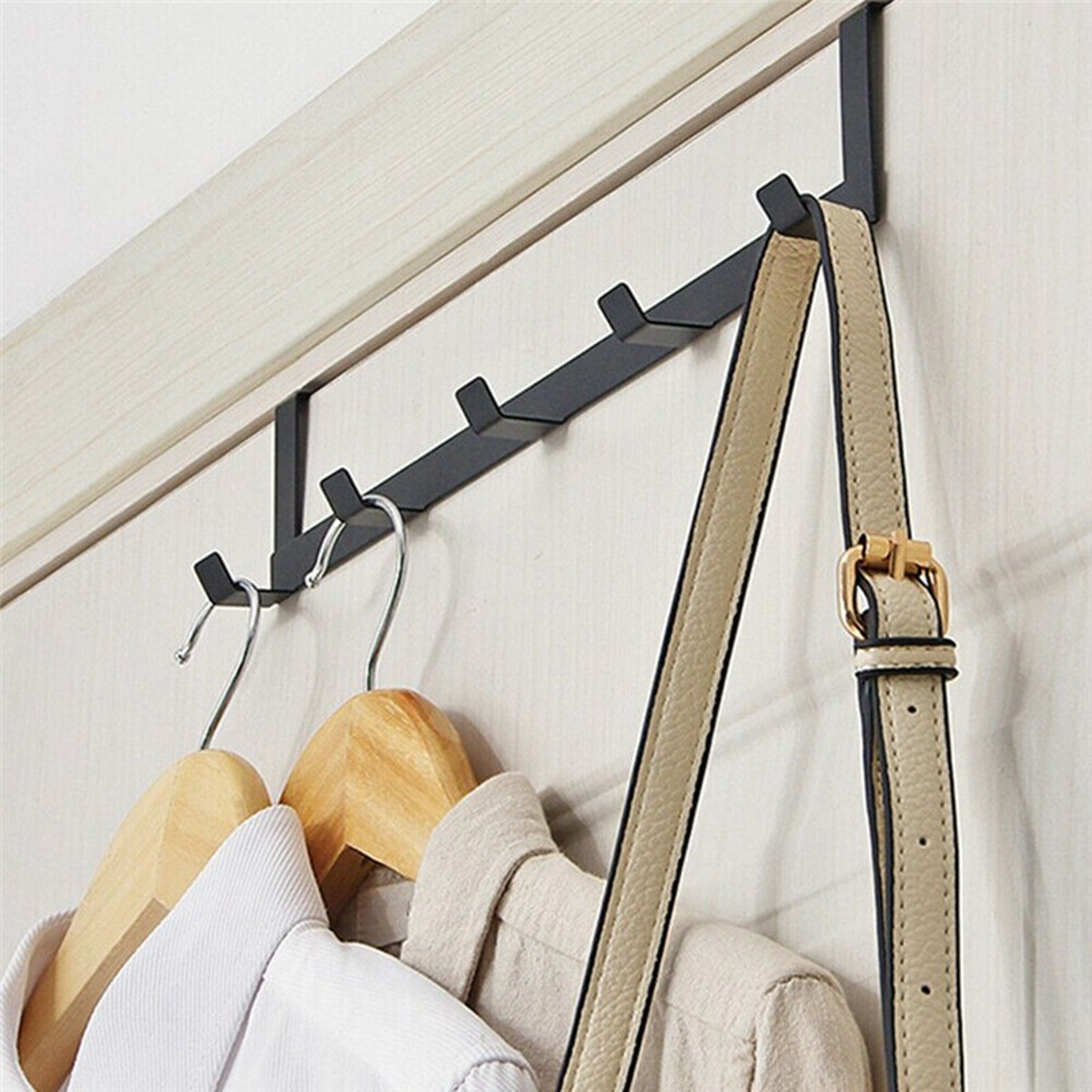 Over The Door Hooks Organizer Clothes Coat Hat Towel Hanger Home Bathroom Organizer Rack For Kitche