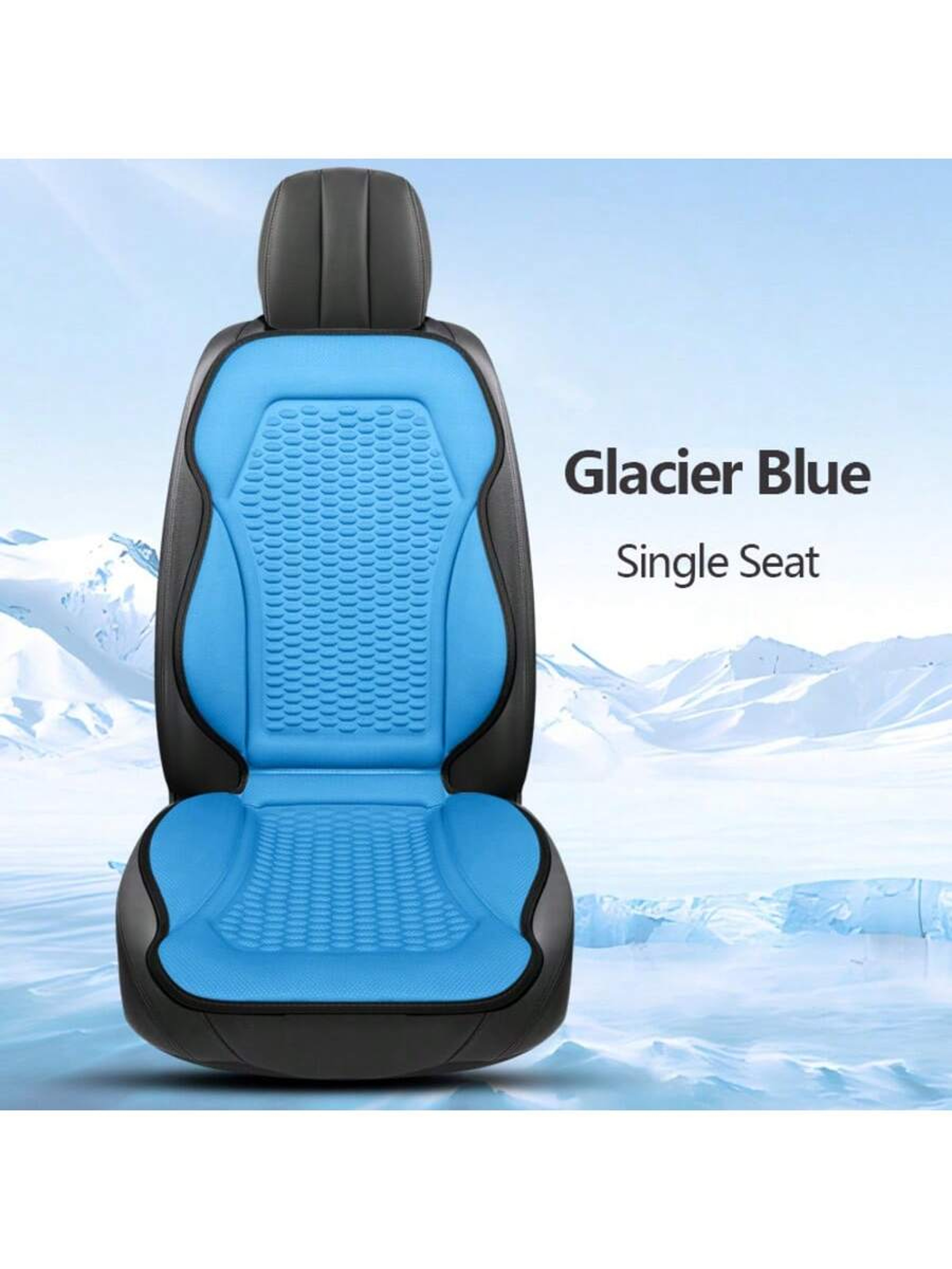 Breathable Summer Silk Car Seat Cushion Nonbinding Single Pad For Front DriverPassenger Seats Coolf 6