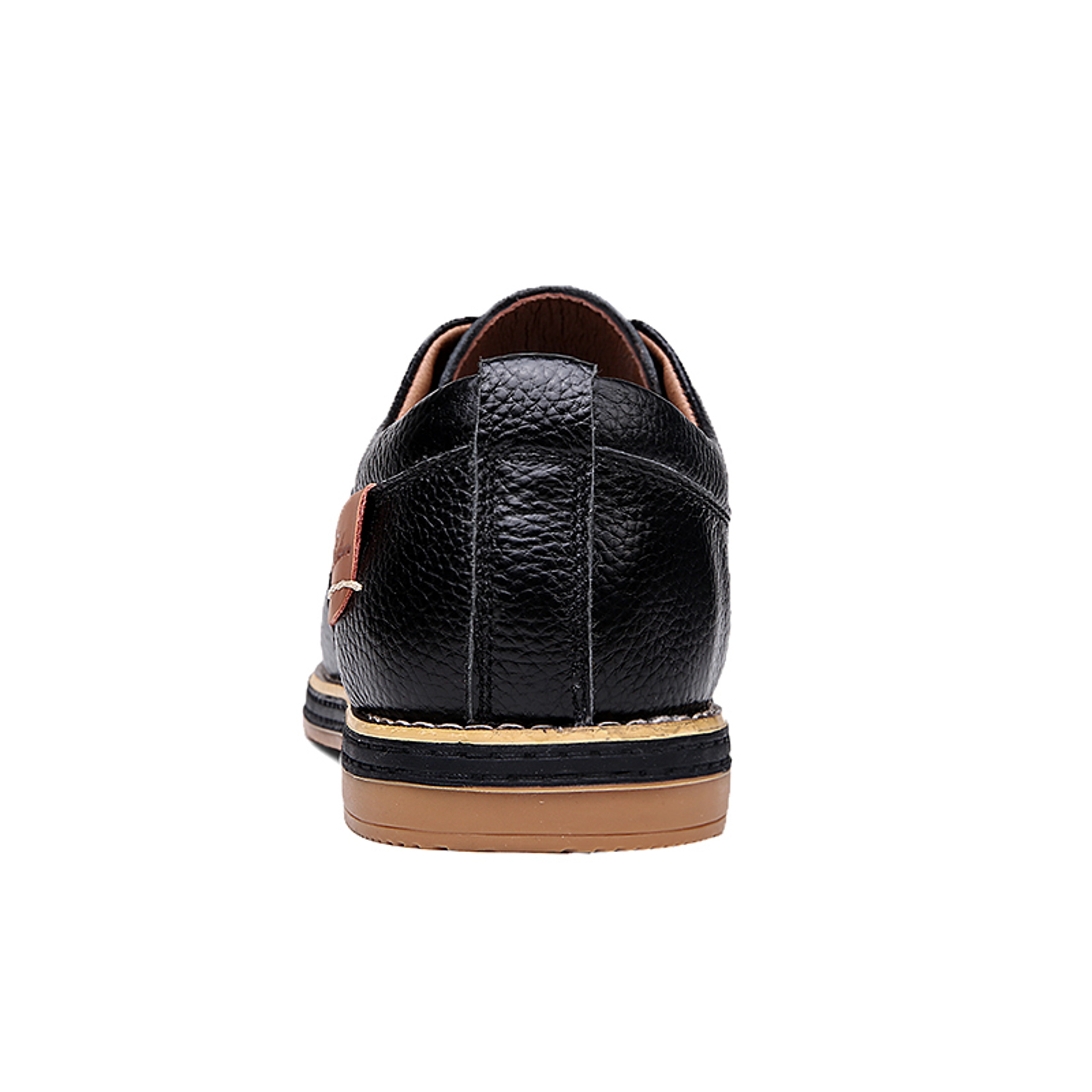 Luxury Brand Moccasins Loafers For Men Genuine Leather Oxfords Brogue Lace Up Italian Casual Dress  2