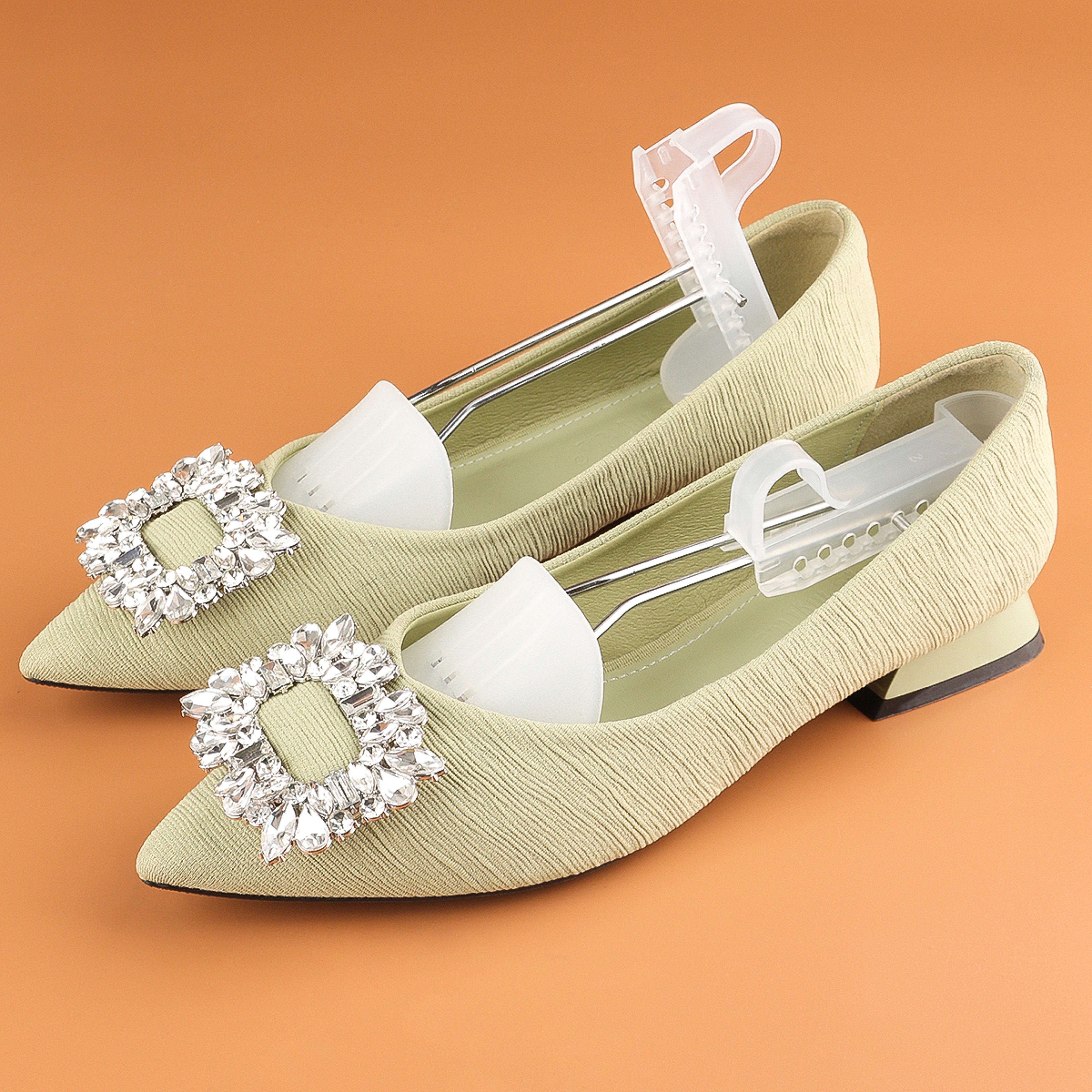 Adjustable Plastic Shoe Tree Shaper Shapes Brand New High Quality Pair For Women Men Unisex Fashion 2