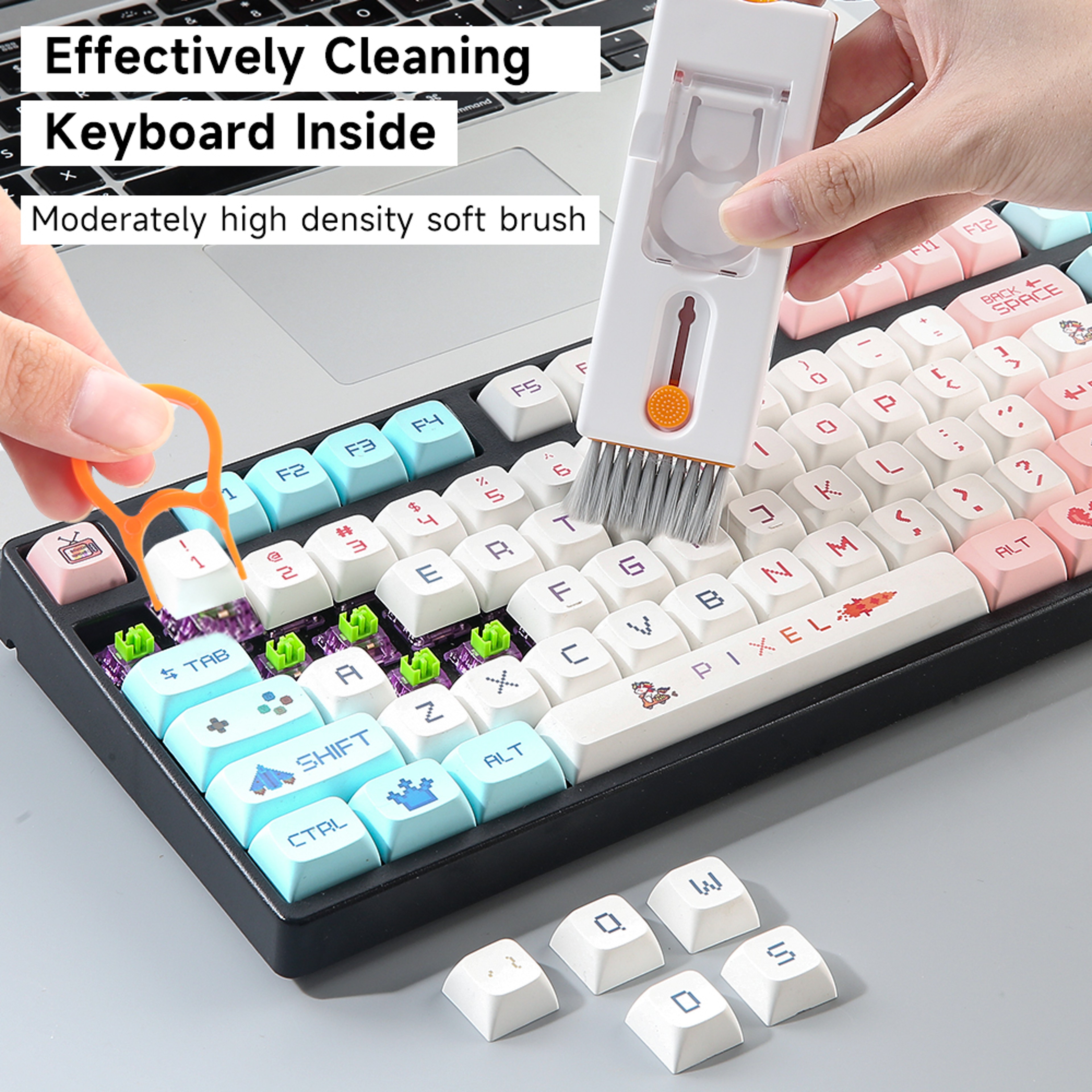 Cleaning Kit For Computer Bluetooth Earphones Keyboards Camera Sim Cards Keycaps And Phone Holder 3