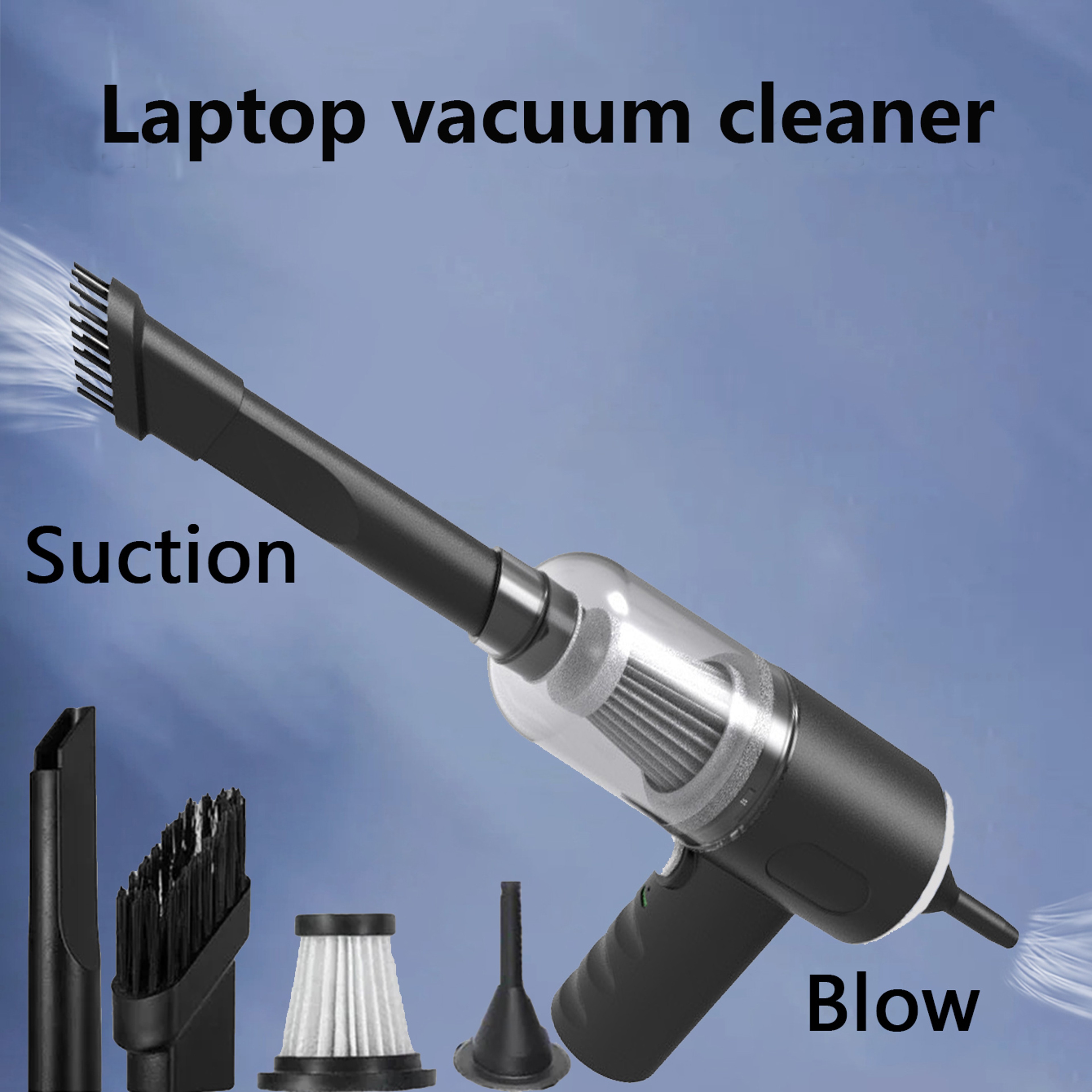 Wireless Vacuum Cleaner For Computers And Keyboards Powerful HighPower Handheld Vacuum For Home PC  5