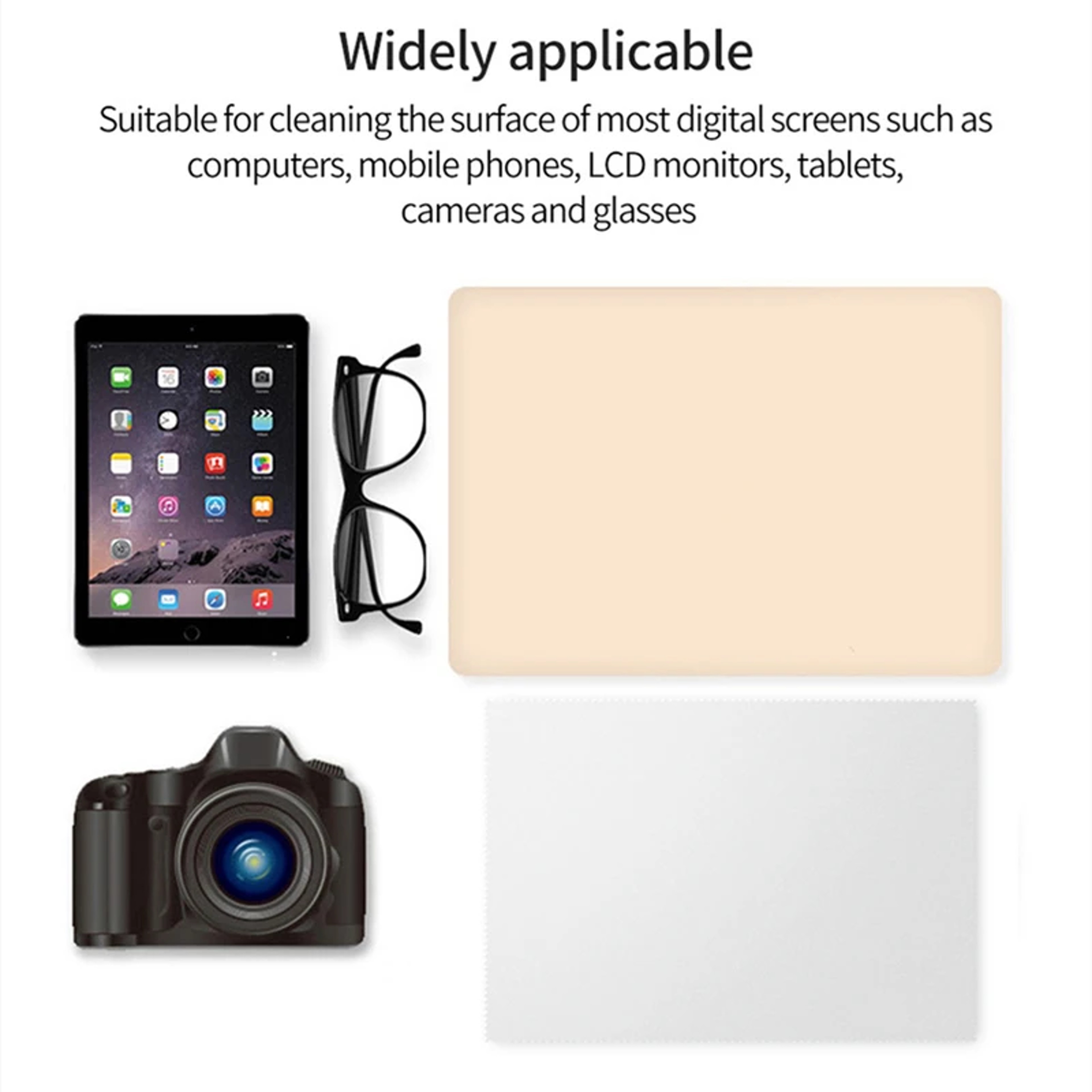 Macbook Pro Microfiber Cleaning Cloth Keyboard Cleaners Laptop Screen Protectors Dustproof Blanket  4
