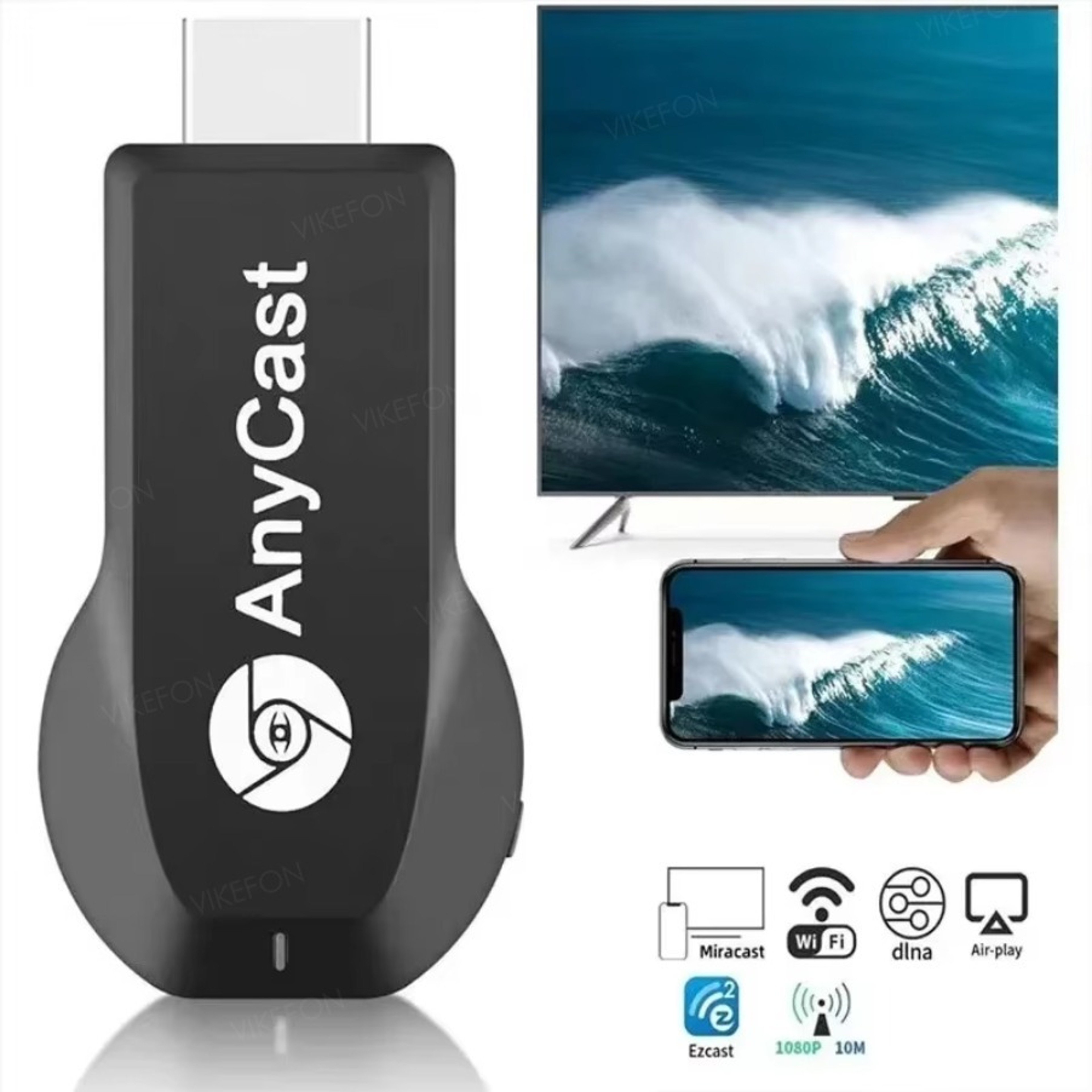 HDMICompatible TV Stick WIFI Display TV Dongle Receiver Anycast DLNA Miracast Airplay Screen Sharin 3