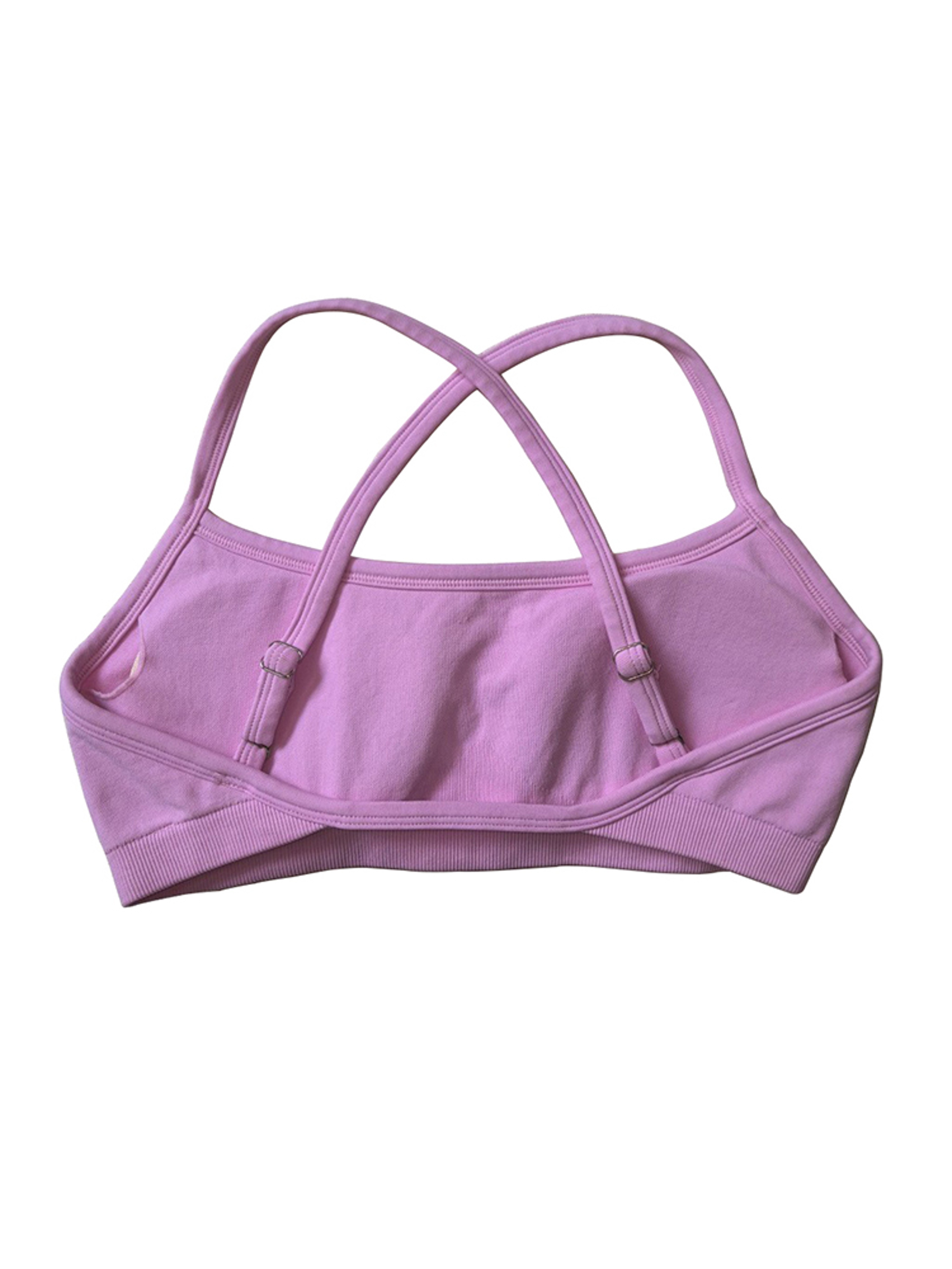 Women Seamless Sports Bra Yoga Top Back Cross Fitness Bra Gym Active Wear Workout Pushup Running Un 5