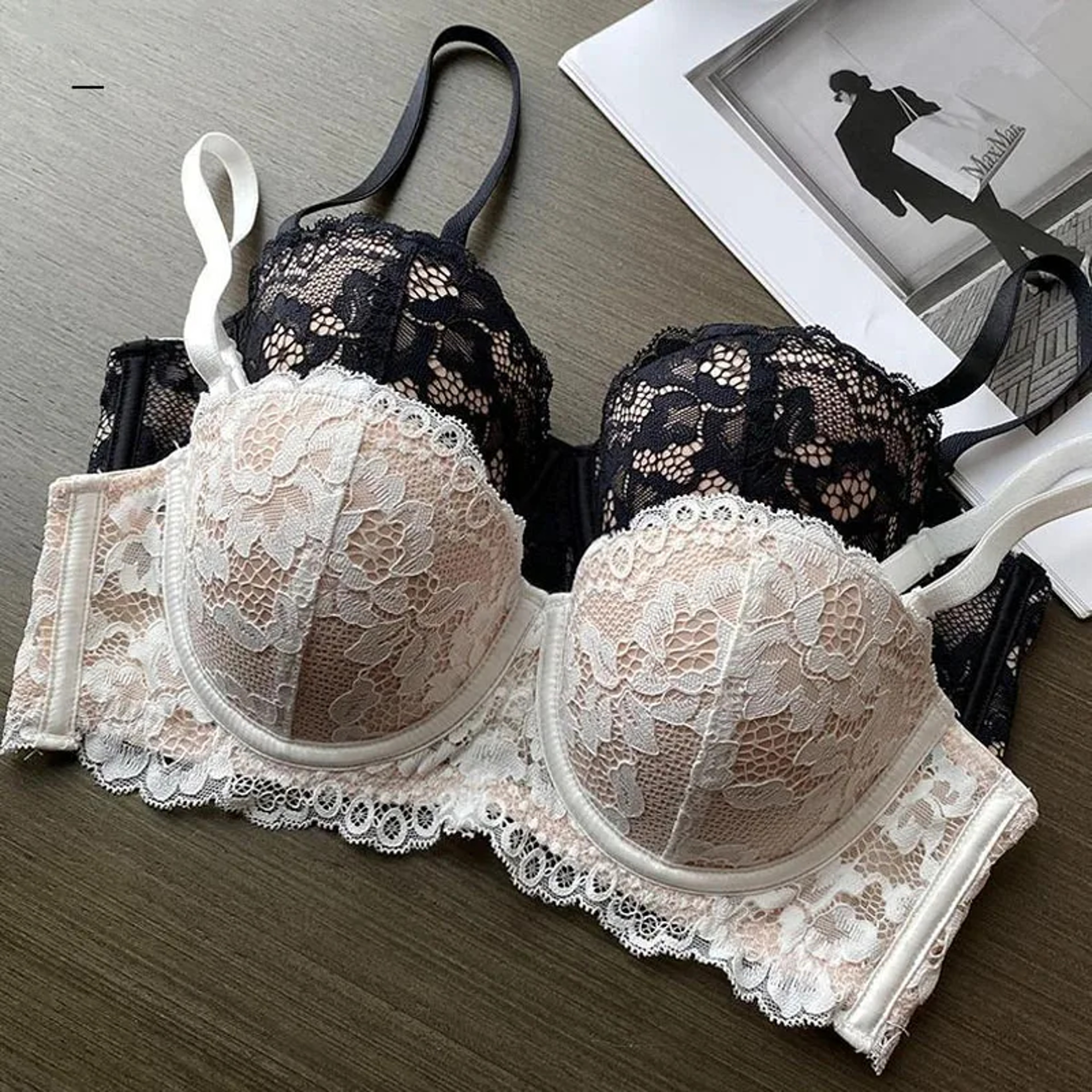 Sexy Floral Underwire Bra Women Lace Push Up Lingerie Comfortable Half Cup Brassiere Ladies Underwe 1