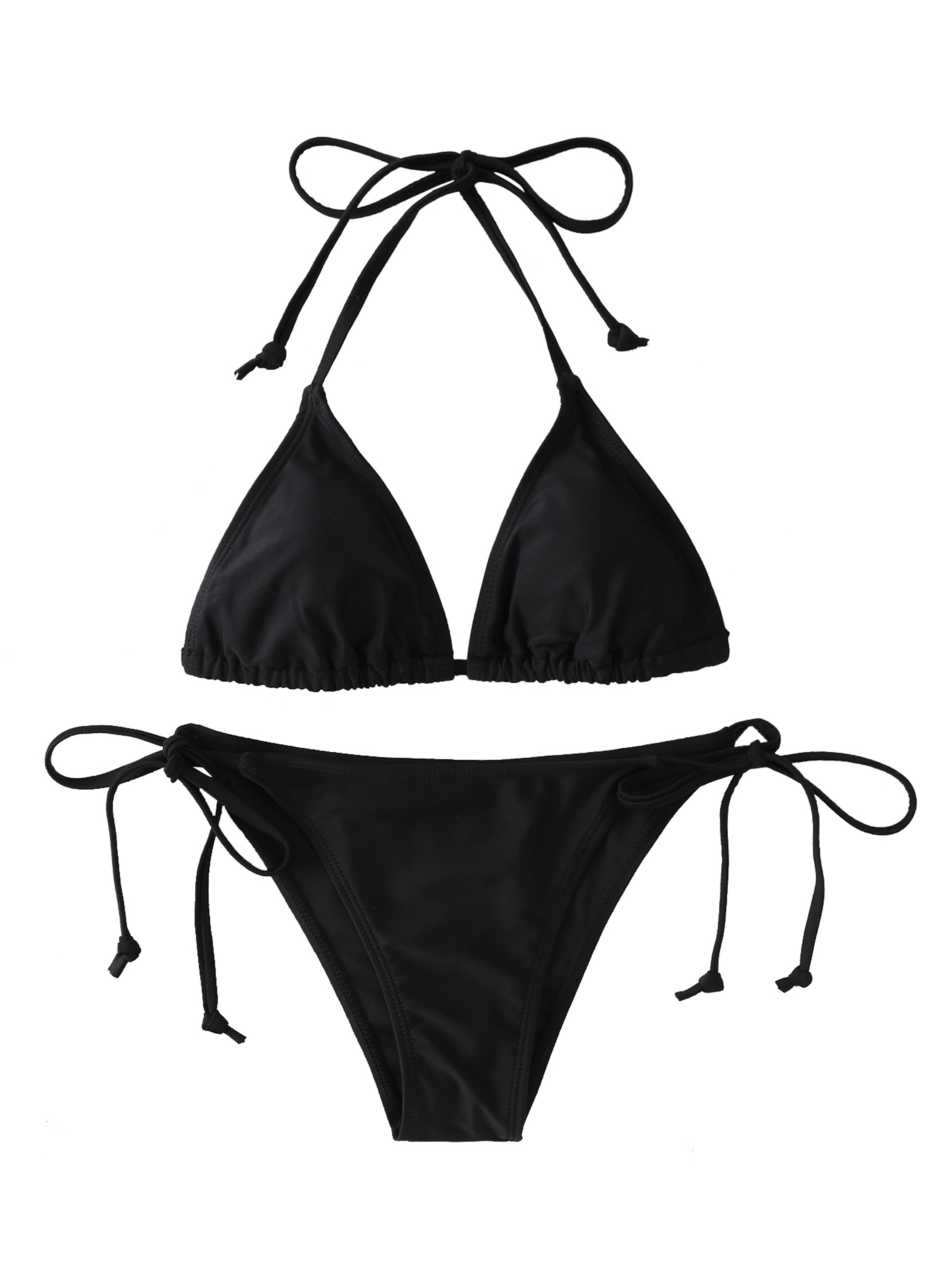 Brazilian Biquini Fashion Sexy Swimsuit Women Bikinis Set Triangle Swimwear String Beachwear Thong  5