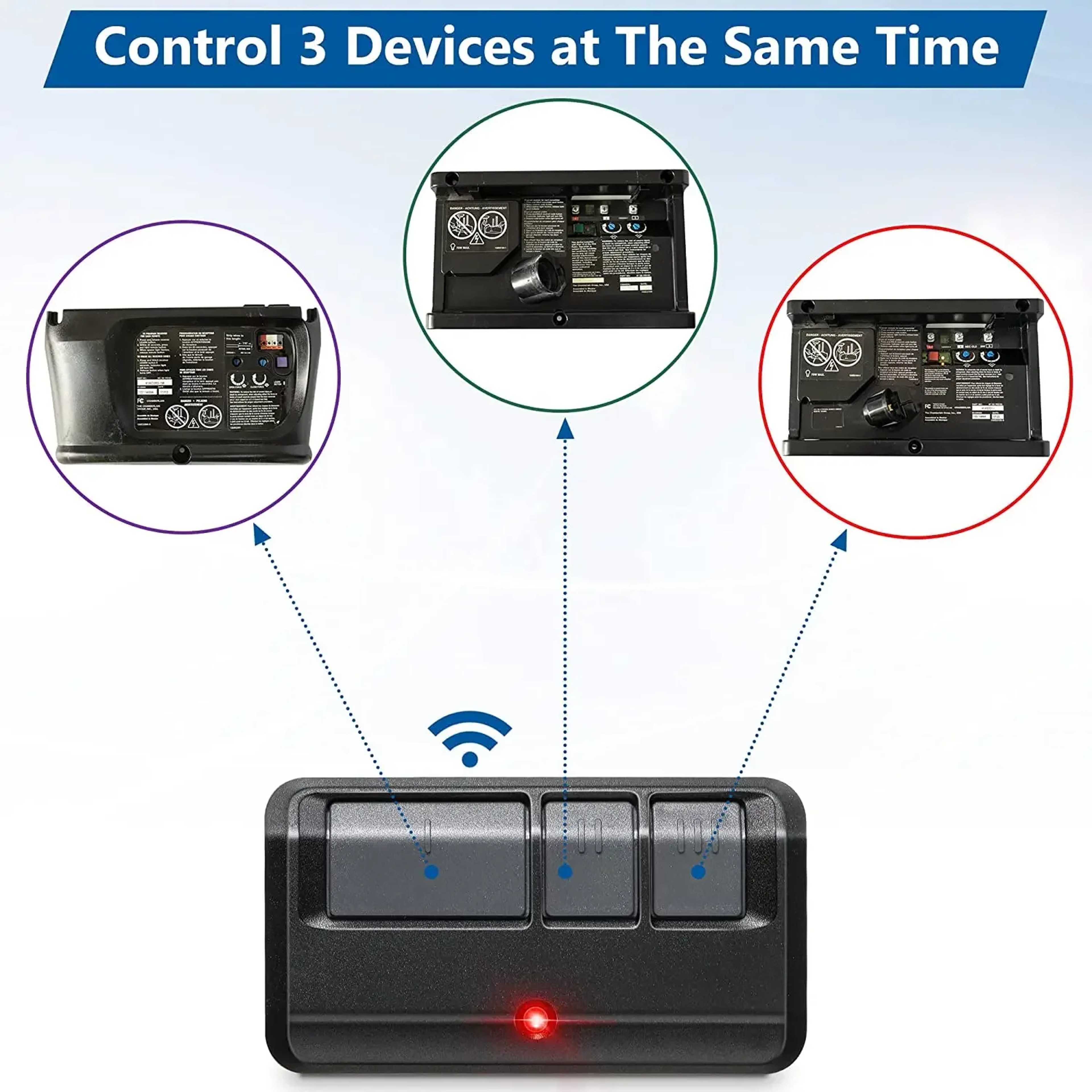 Garage Door Opener Remote 2 Pack for Secure Access, Easy Setup and Backup Use – view 4