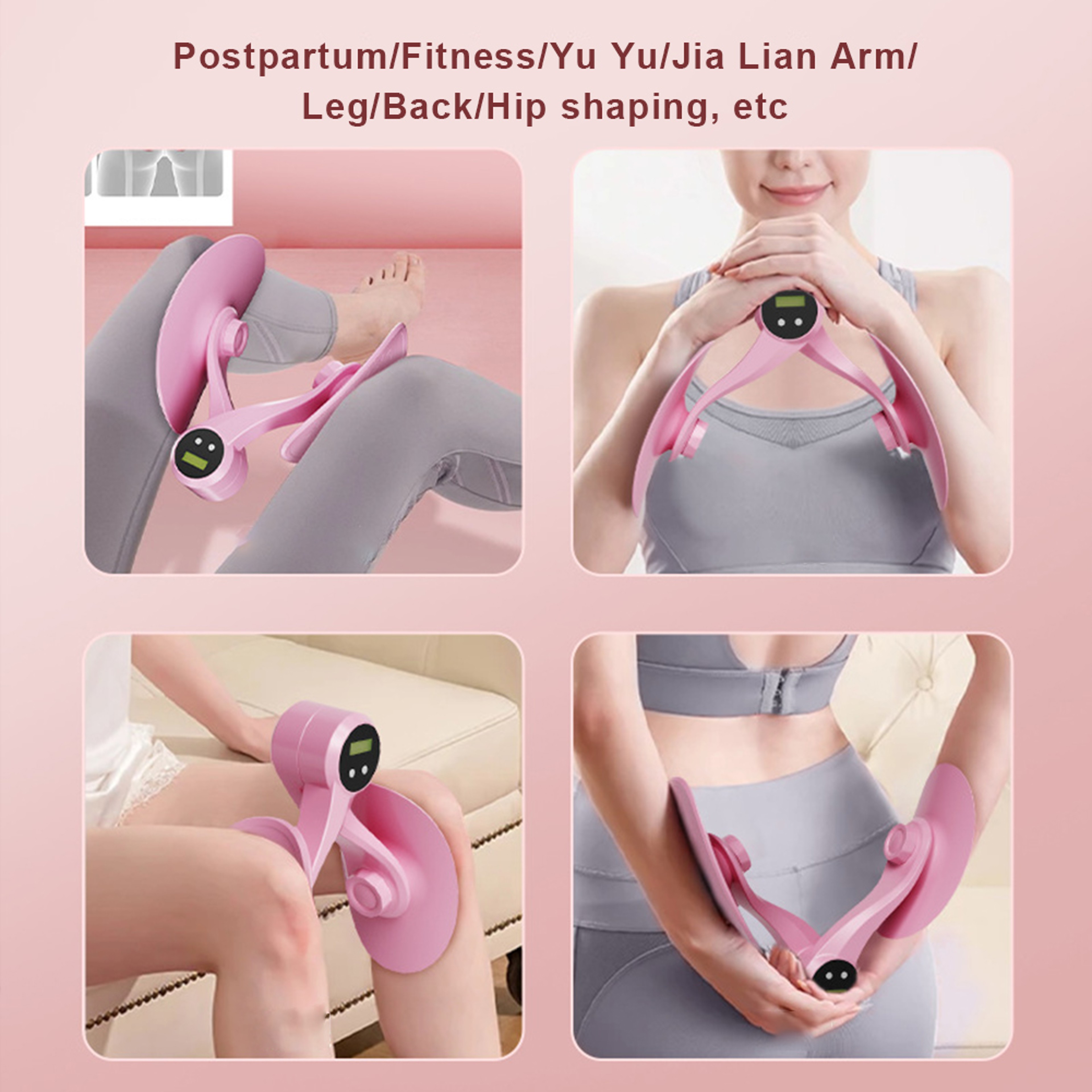 Pelvic Floor Trainer with Counter for Inner Thigh Toning and Home Fitness – view 5