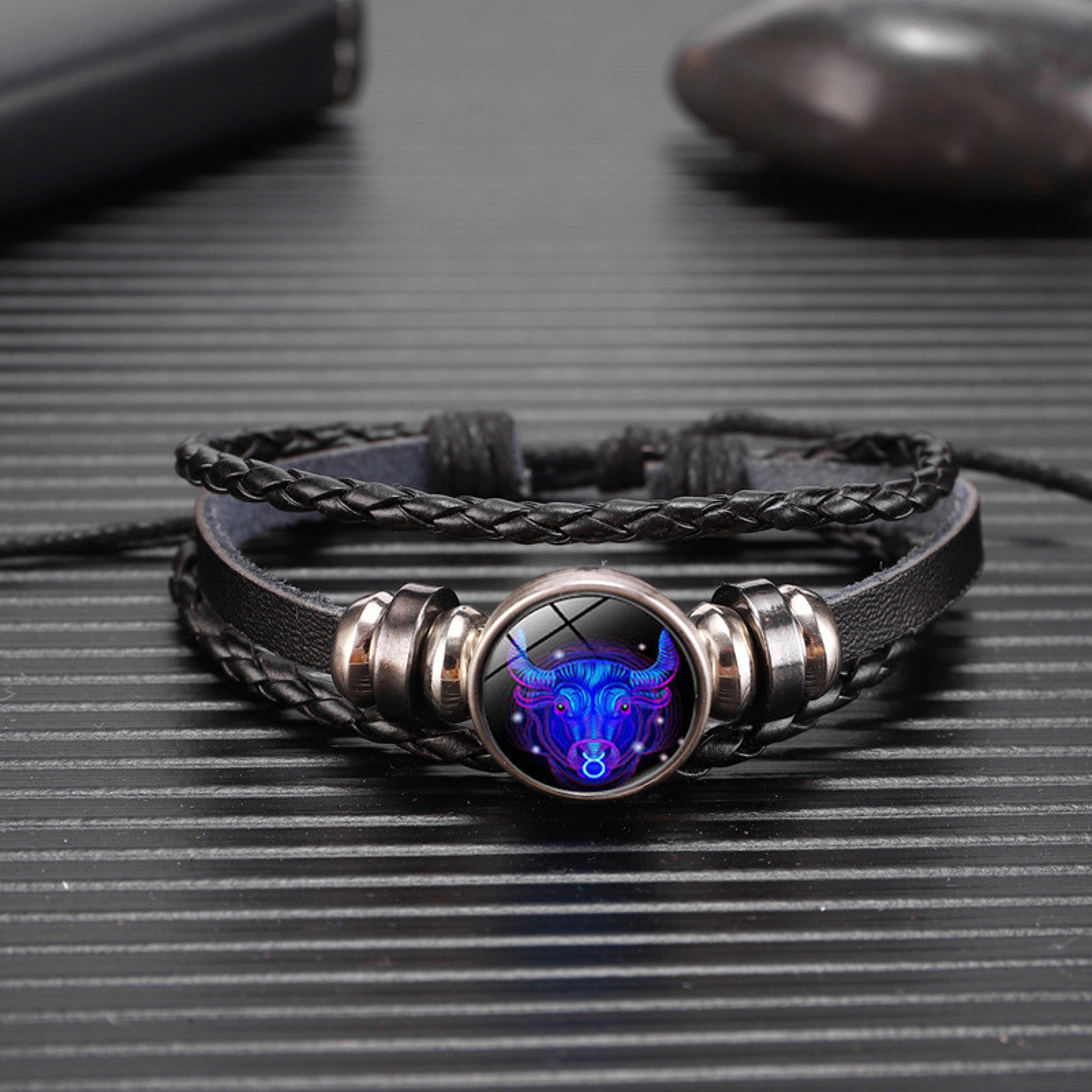 Zodiac Sign Glow Leather Bracelet For Astrology Style And Meaningful Gifting 8