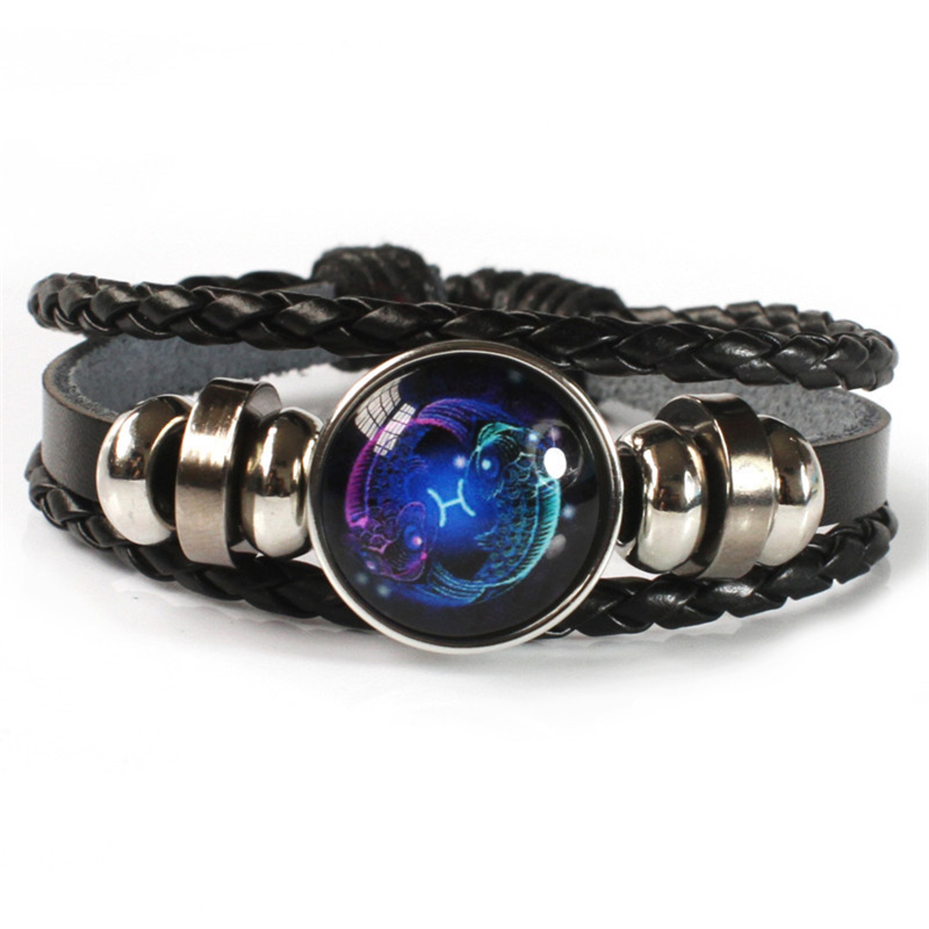 Zodiac Sign Glow Leather Bracelet For Astrology Style And Meaningful Gifting 10