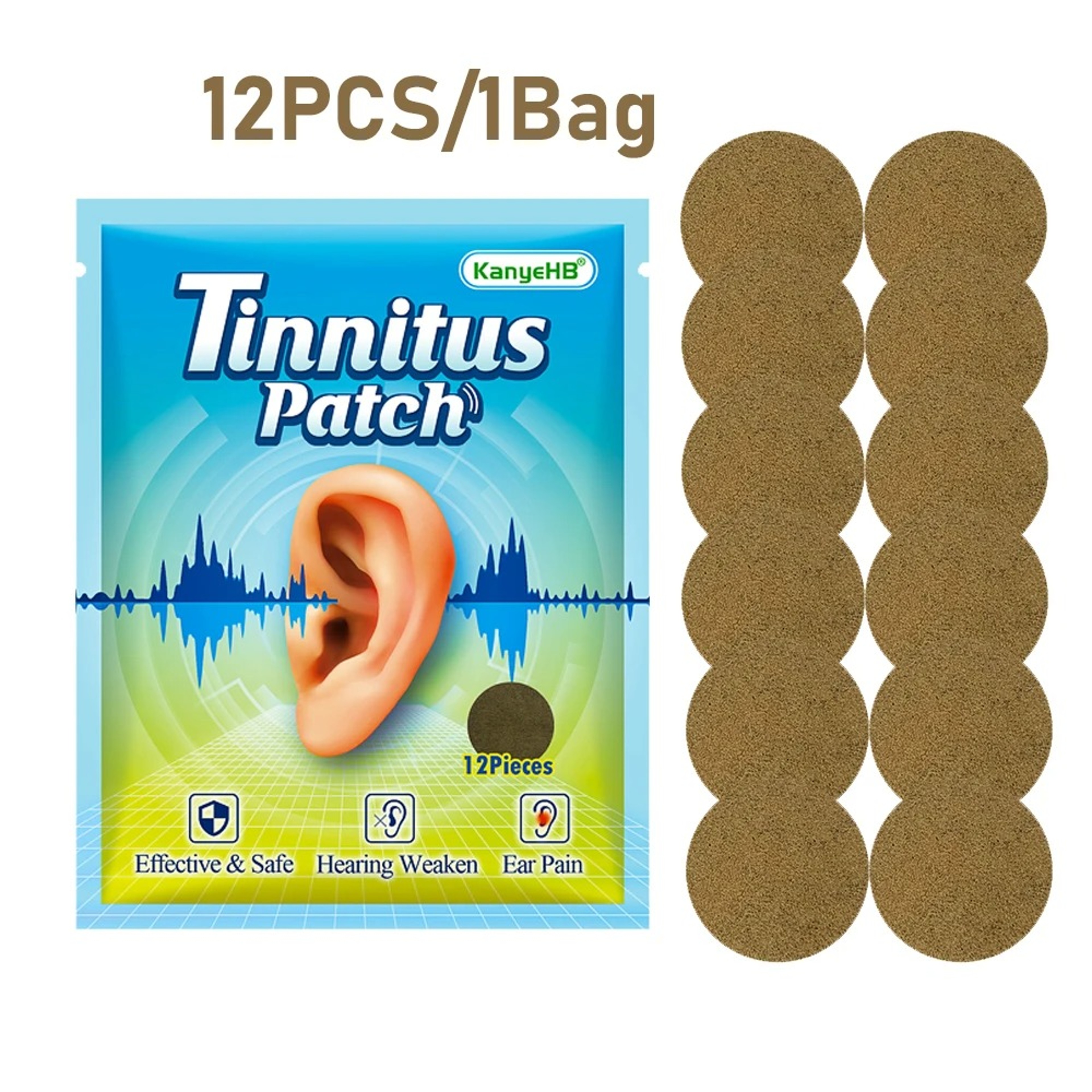 Portable Tinnitus Relief Patch for Ear Ringing, Hearing Support and Daily Ear Care – view 7