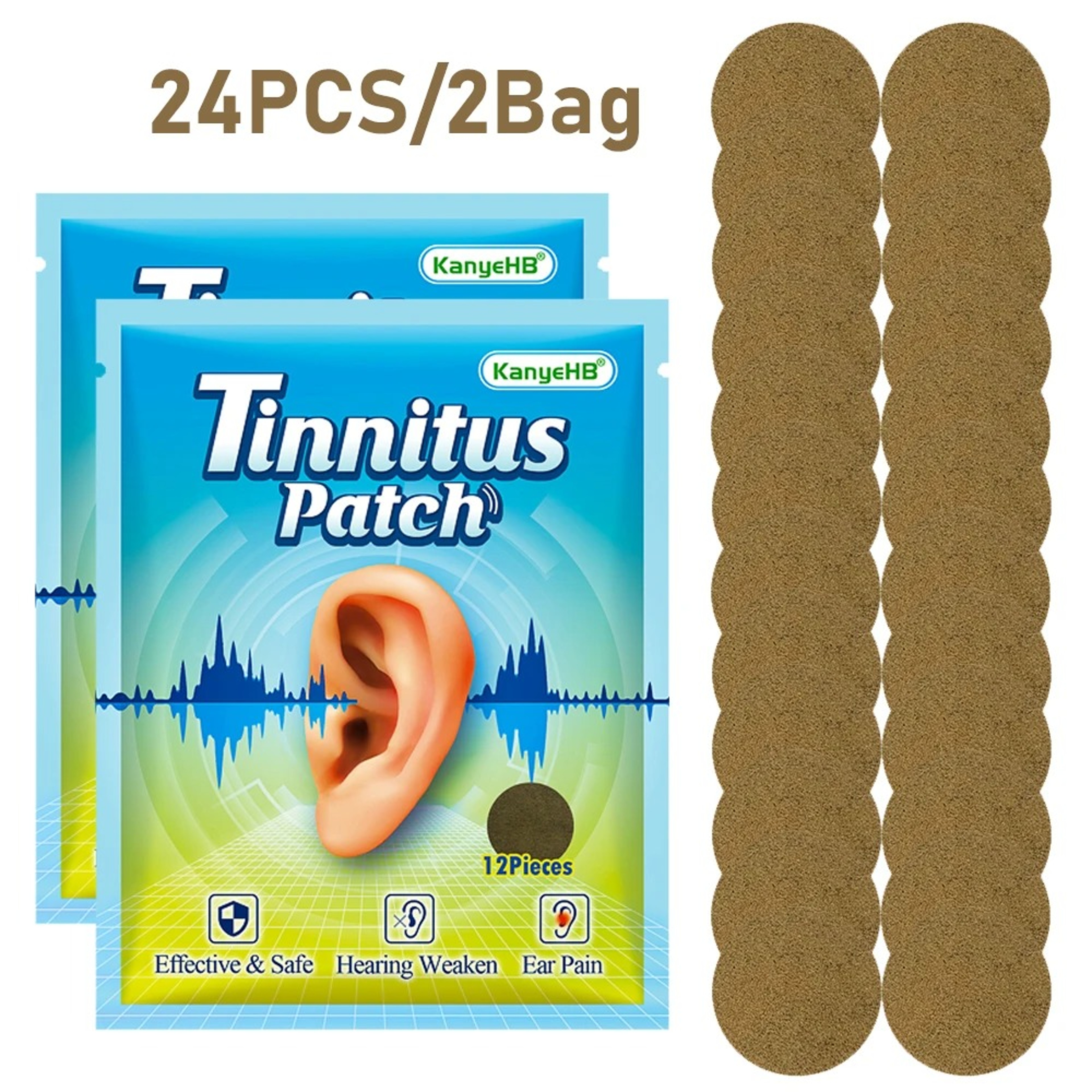 Portable Tinnitus Relief Patch for Ear Ringing, Hearing Support and Daily Ear Care – view 9