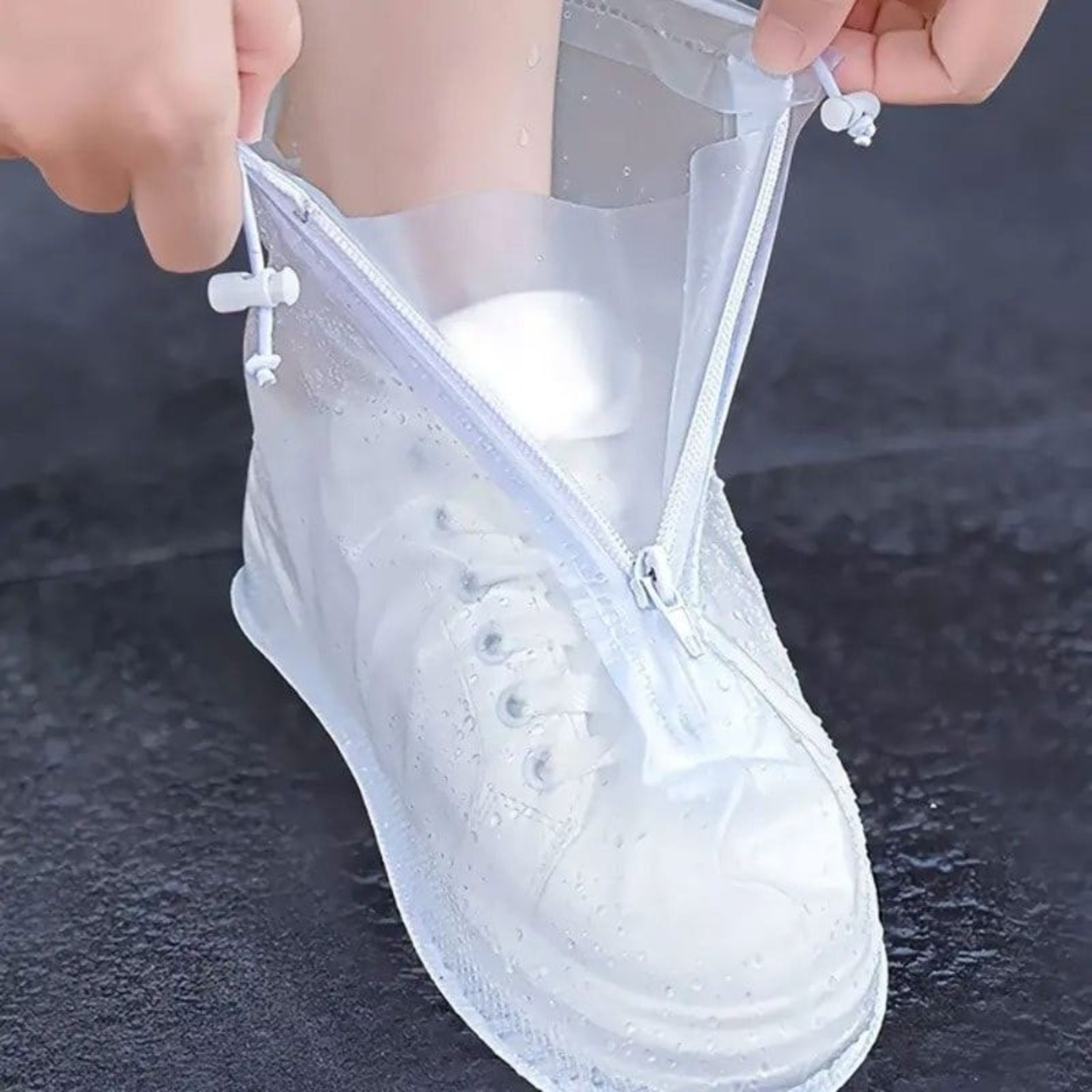 Reusable Waterproof Shoe Covers For Rain Protection And Slip Resistant Walking 0
